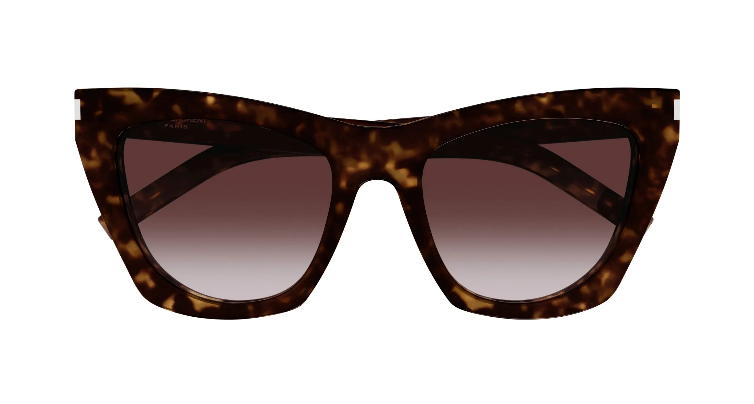 SAINT LAURENT SL 214 KATE 031 Occhiali da sole Acetato Havana Viola Cat Eye - immagine 2