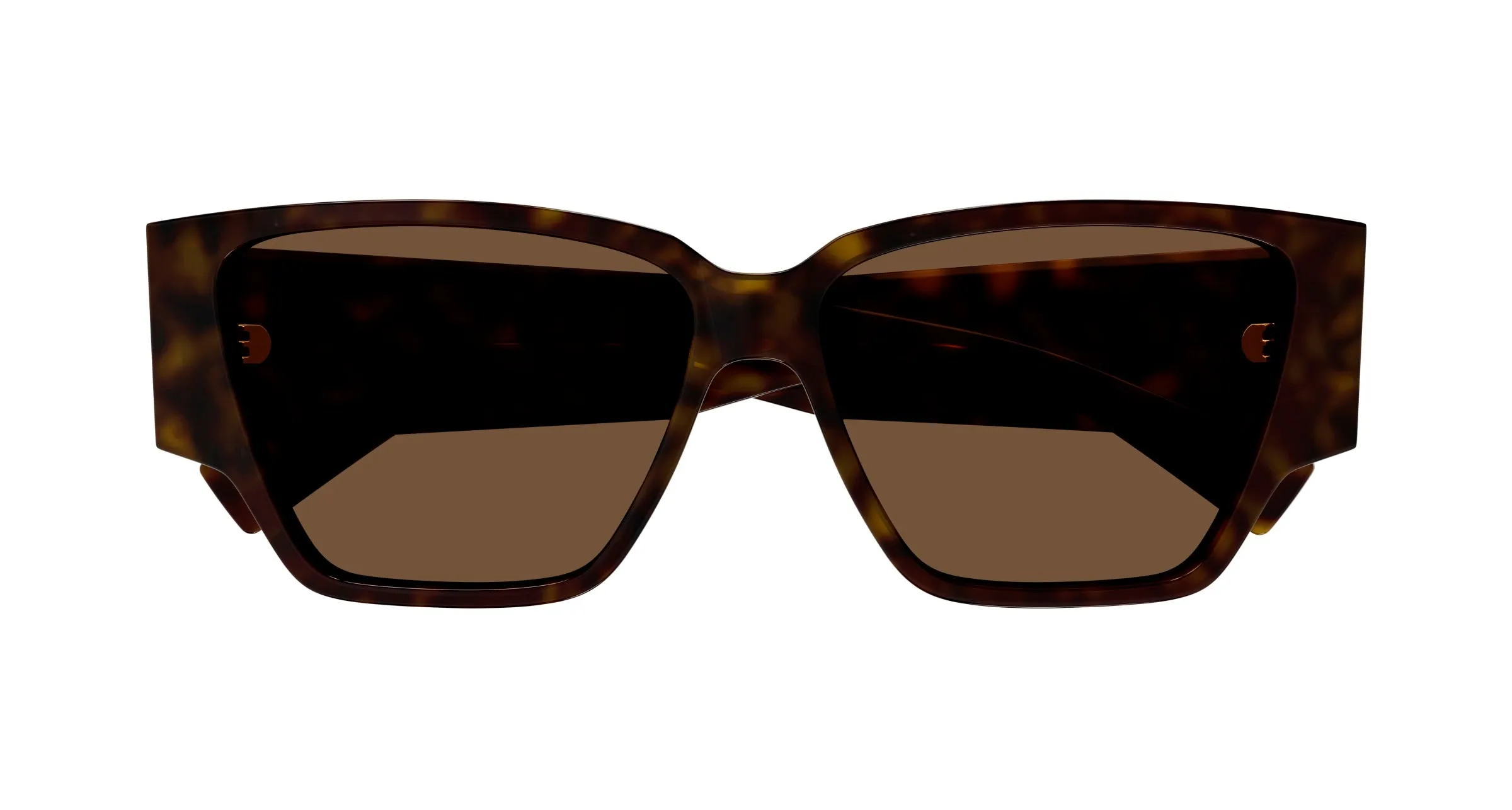 Bottega Veneta Donna BV1285S 002 Occhiali da sole Acetato Havana Marrone Squadrata - immagine 2