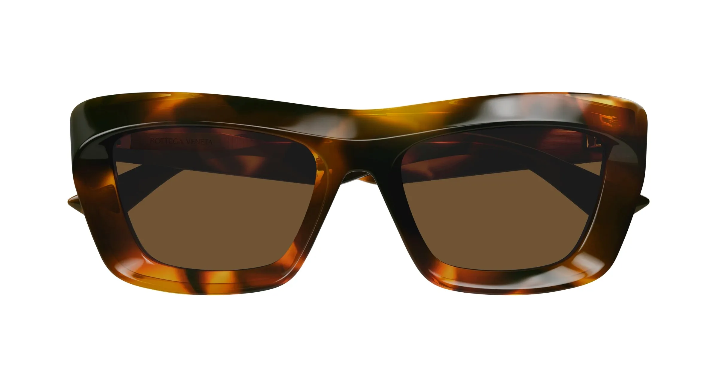 Bottega Veneta BV1283S 002 Occhiali da sole Acetato Havana Marrone Squadrata - immagine 2