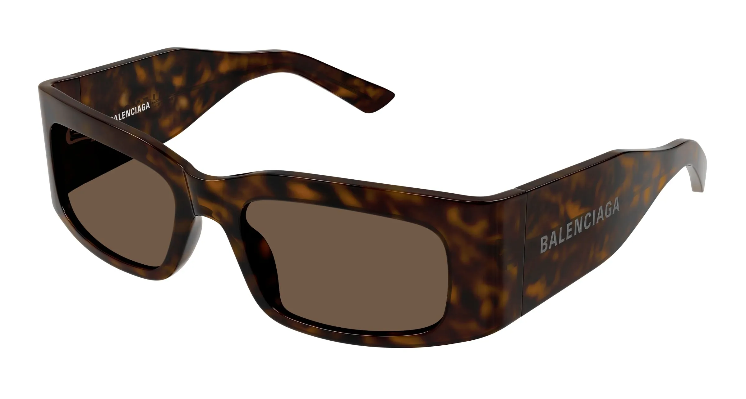 Balenciaga Unisex BB0328S 002 Occhiali da sole Acetato Havana Marrone Squadrata - immagine 1