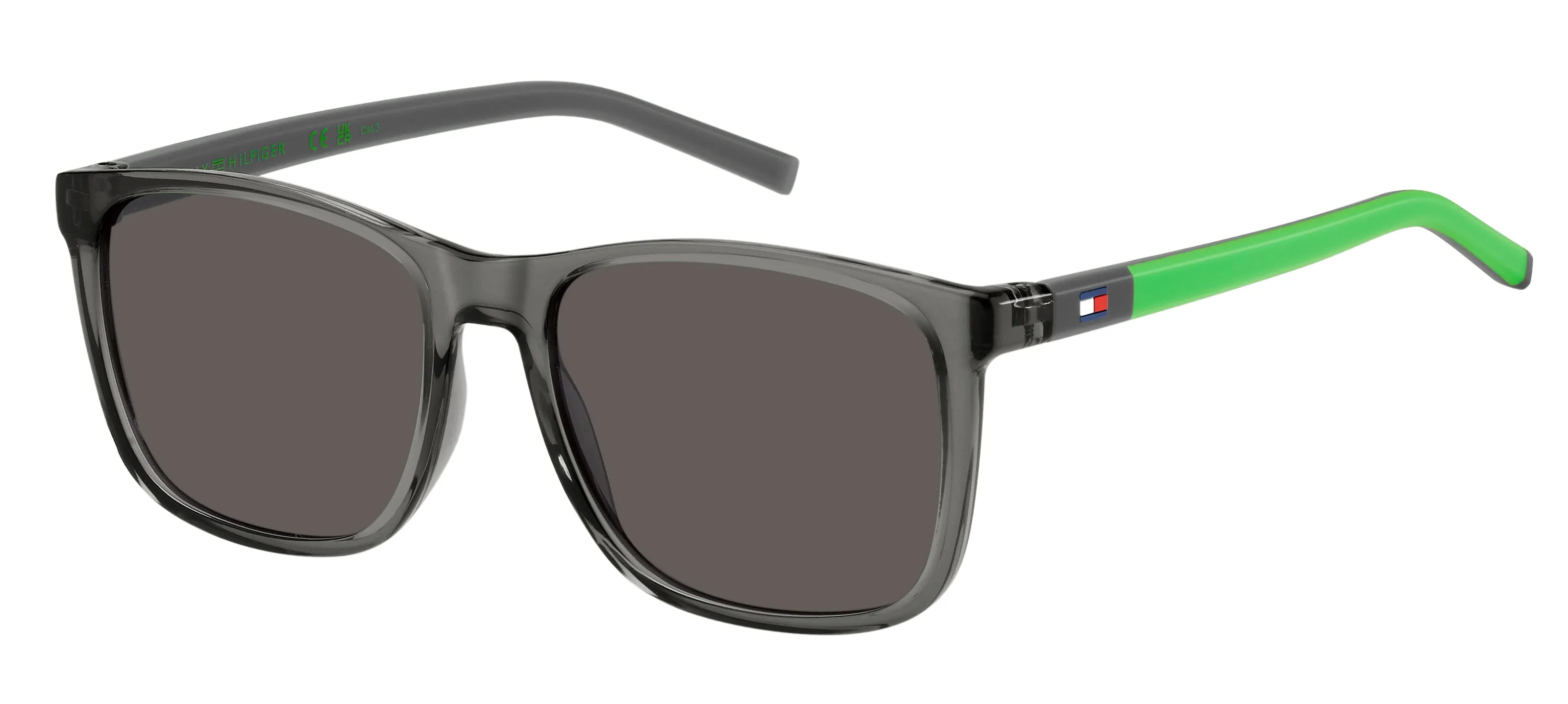 Tommy Hilfiger TH 2120/S 3U5/IR Occhiali da sole bambino Bio Poliammide Grigio Grigio Squadrata Normale - immagine 1