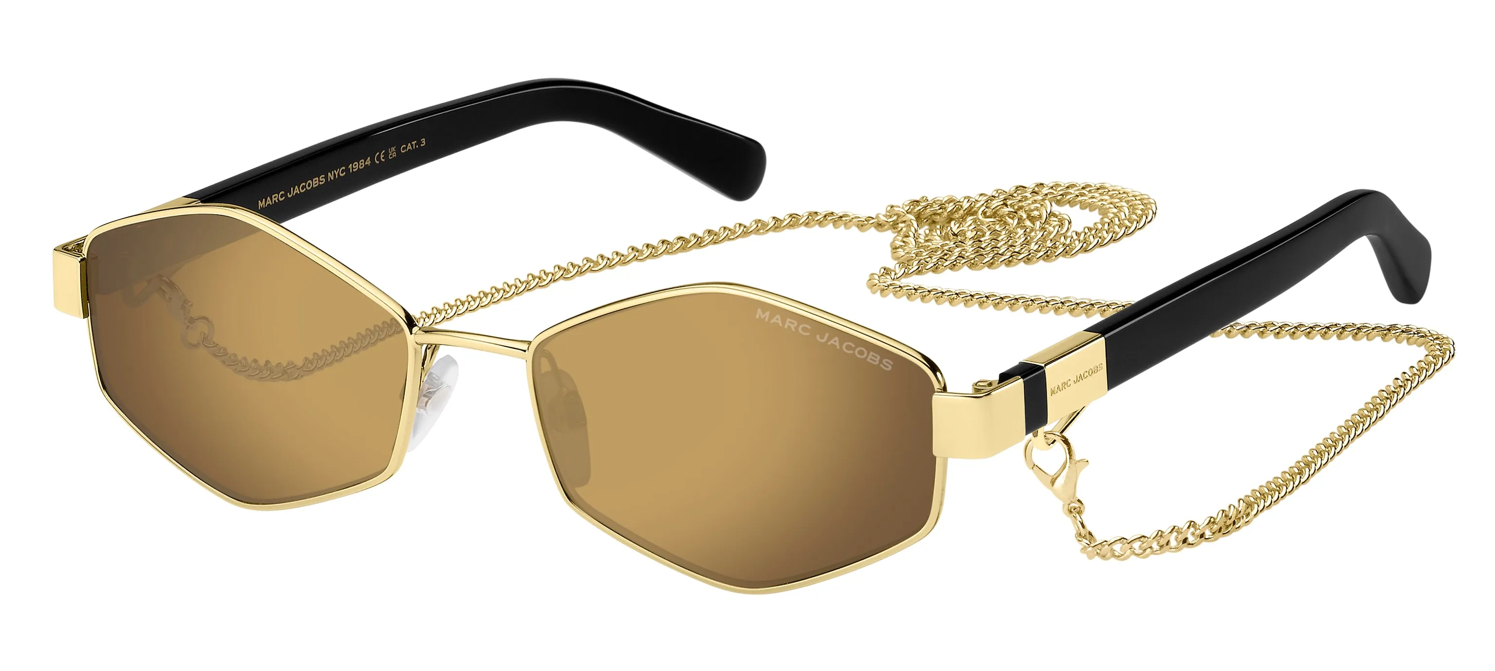 Marc Jacobs Marc Jacobs MARC 496/S RHL/VP Occhiali da sole Oro Squadrata Specchiato - immagine 1