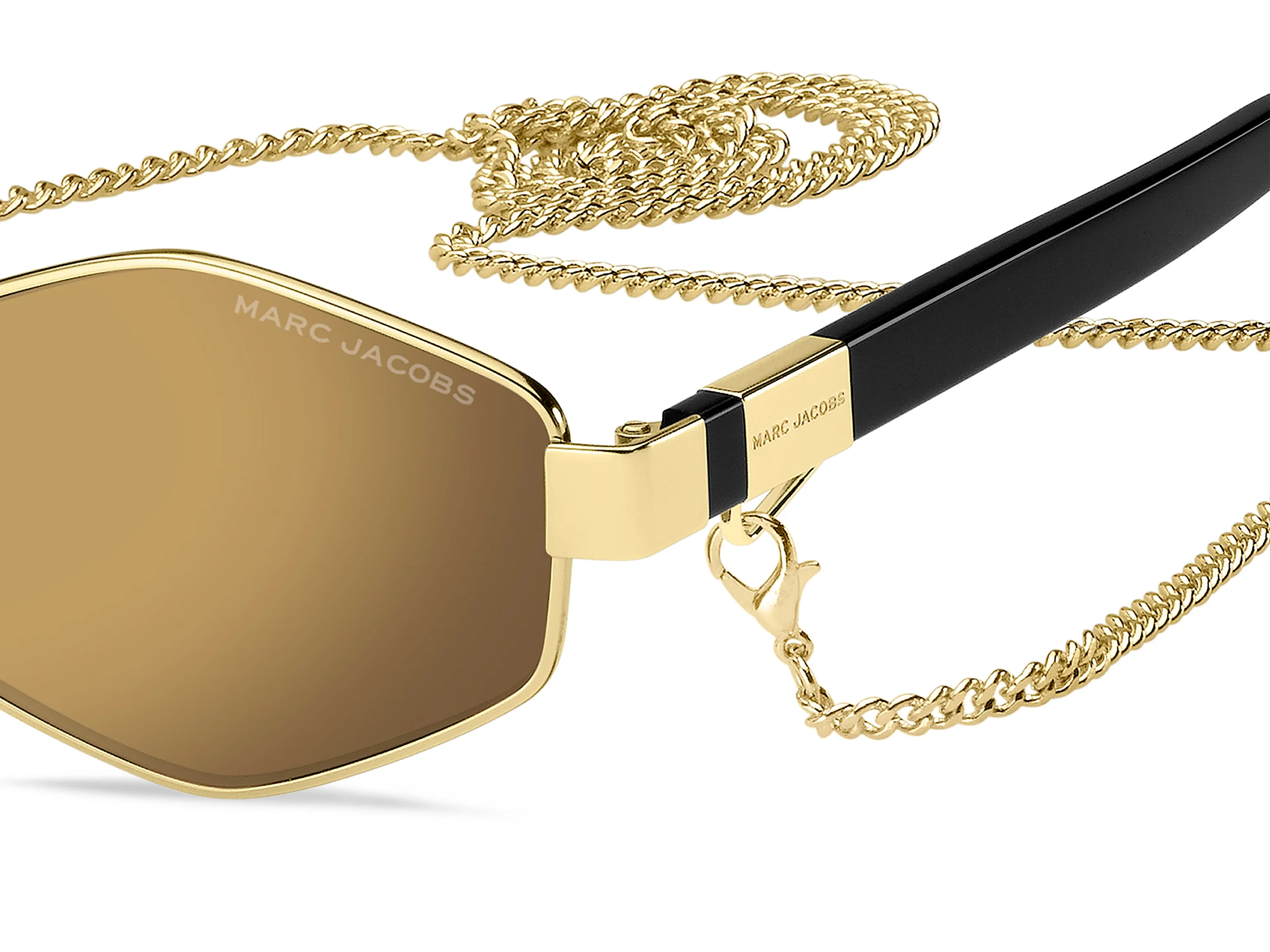 Marc Jacobs Marc Jacobs MARC 496/S RHL/VP Occhiali da sole Oro Squadrata Specchiato - immagine 3