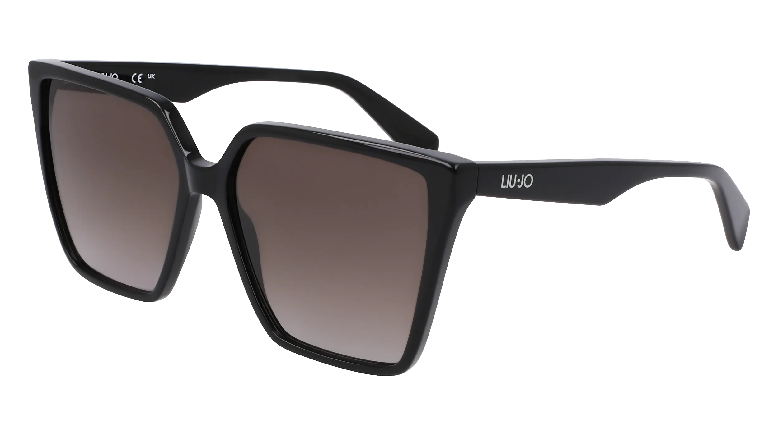 Liu Jo LJ798S 001 Occhiali da sole Acetato Nero Squadrata Normale Sfumato - immagine 1
