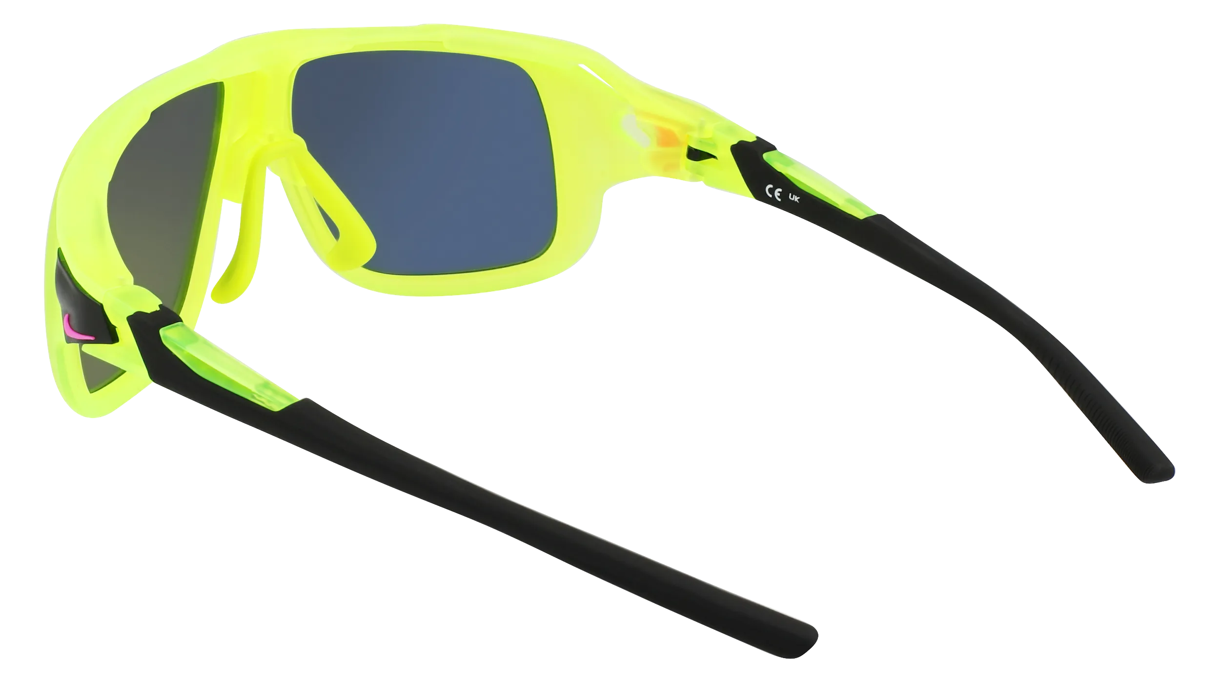Nike NIKE FLYFREE SOAR EV24001 702 Occhiali da sole Bio-iniettato Grigio Maschera Normale Specchiato - immagine 3
