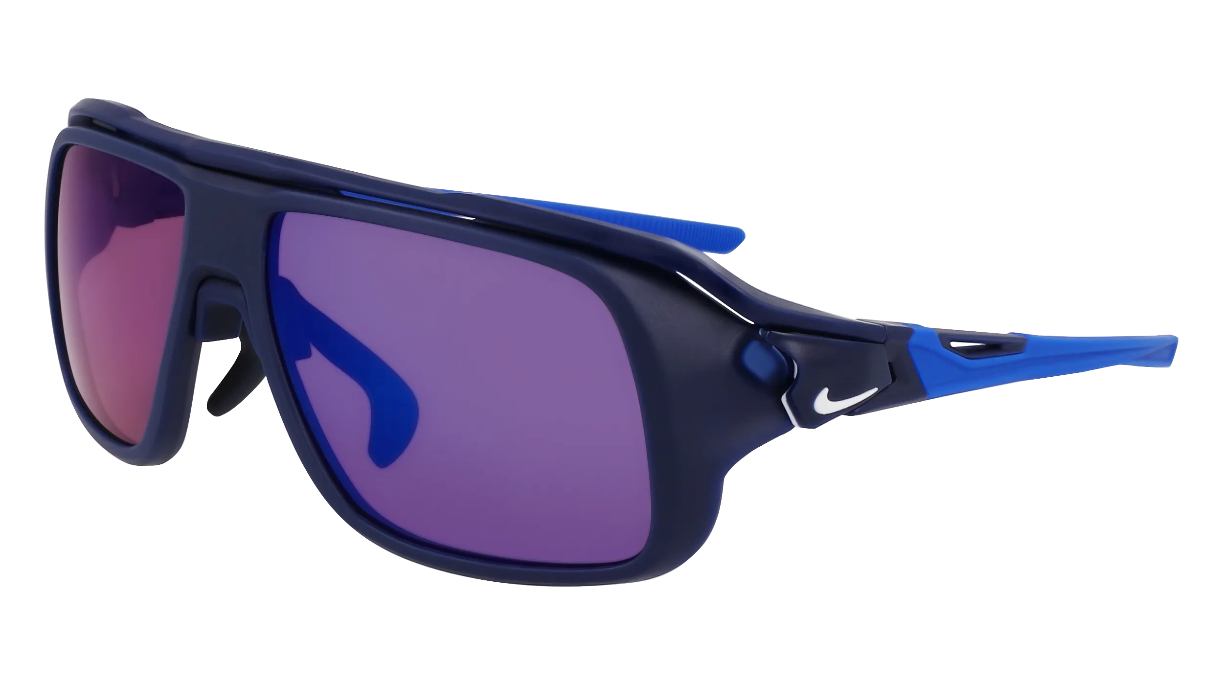 Nike NIKE FLYFREE SOAR E EV24002 410 Occhiali da sole Bio-iniettato Blu Blu Maschera Normale - immagine 1