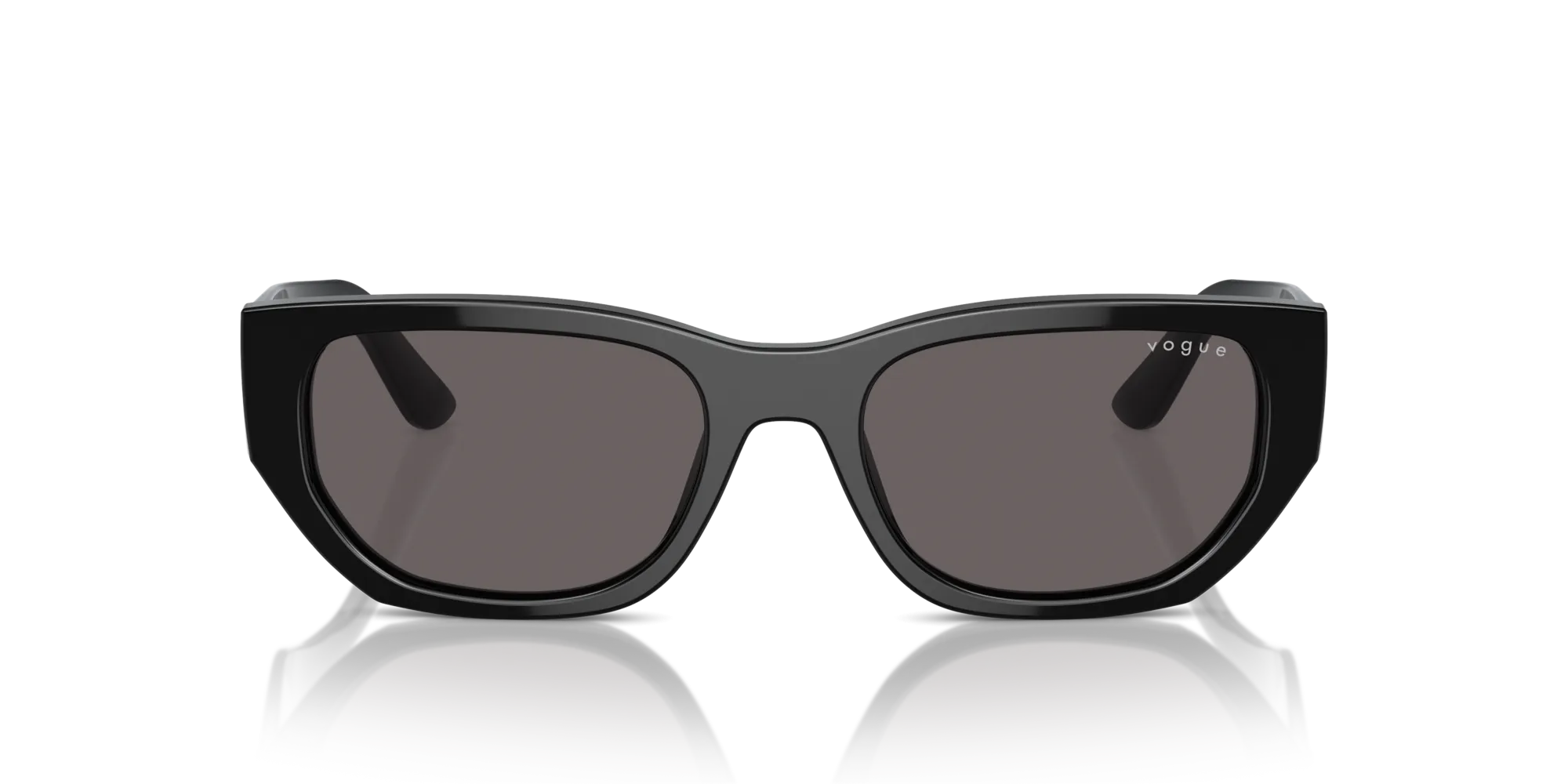 VOGUE EYEWEAR VO5586S W44/87 Occhiali da sole Acetato Nero Grigio Squadrata Normale - immagine 3
