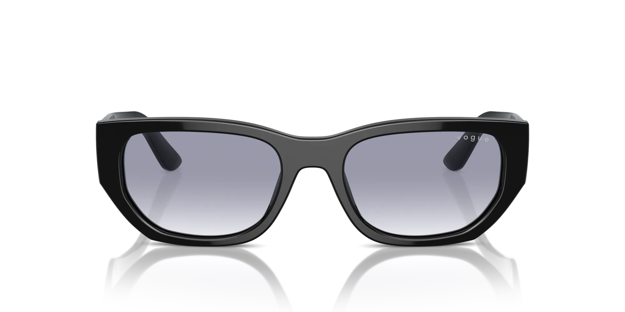 VOGUE EYEWEAR VO5586S W44/79 Occhiali da sole Acetato Nero Blu Squadrata Normale Sfumato - immagine 3