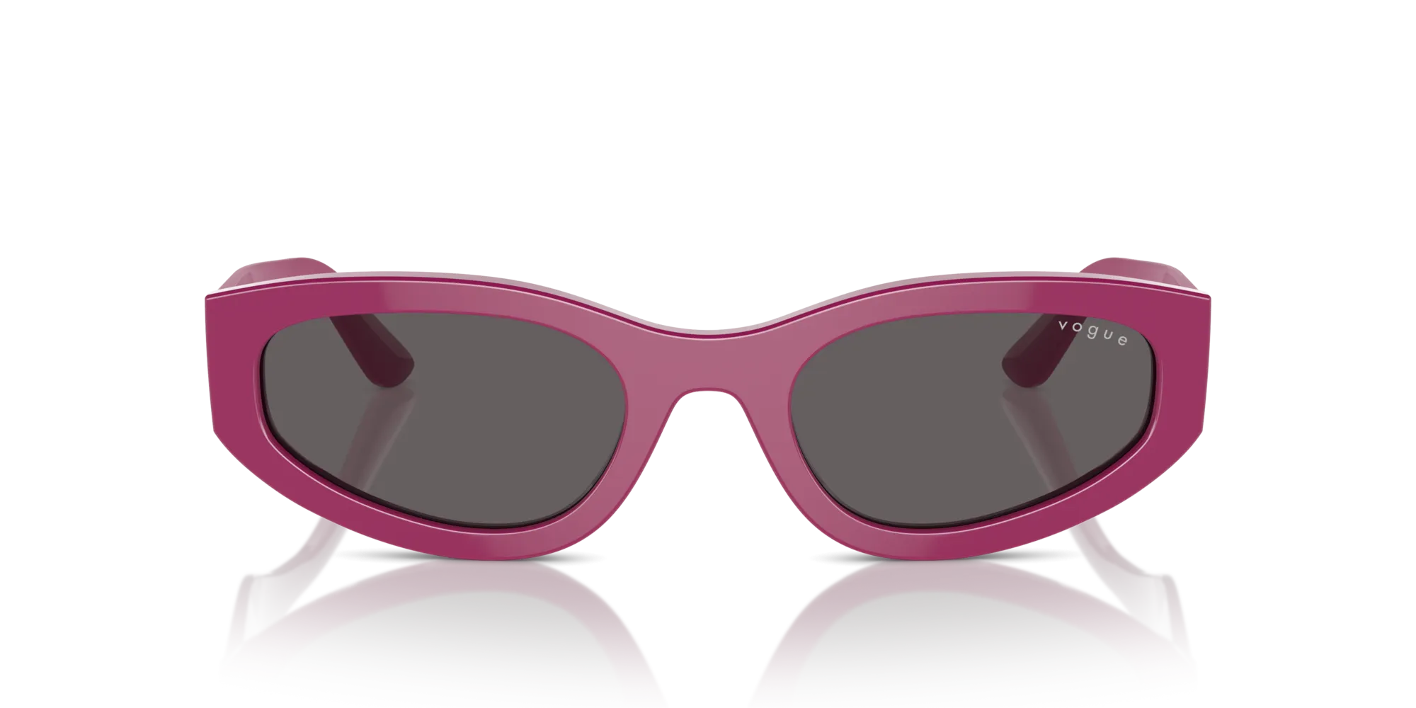 VOGUE EYEWEAR VO5585S 316087 Occhiali da sole Acetato Rosa Grigio Geometrica Normale - immagine 3