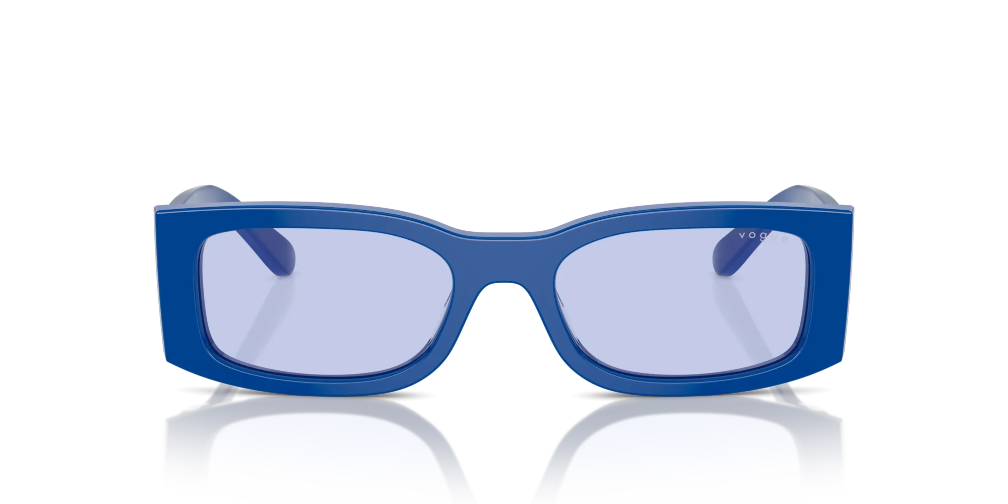 VOGUE EYEWEAR VO5584S 31621A Occhiali da sole Acetato Blu Viola Squadrata Normale - immagine 3