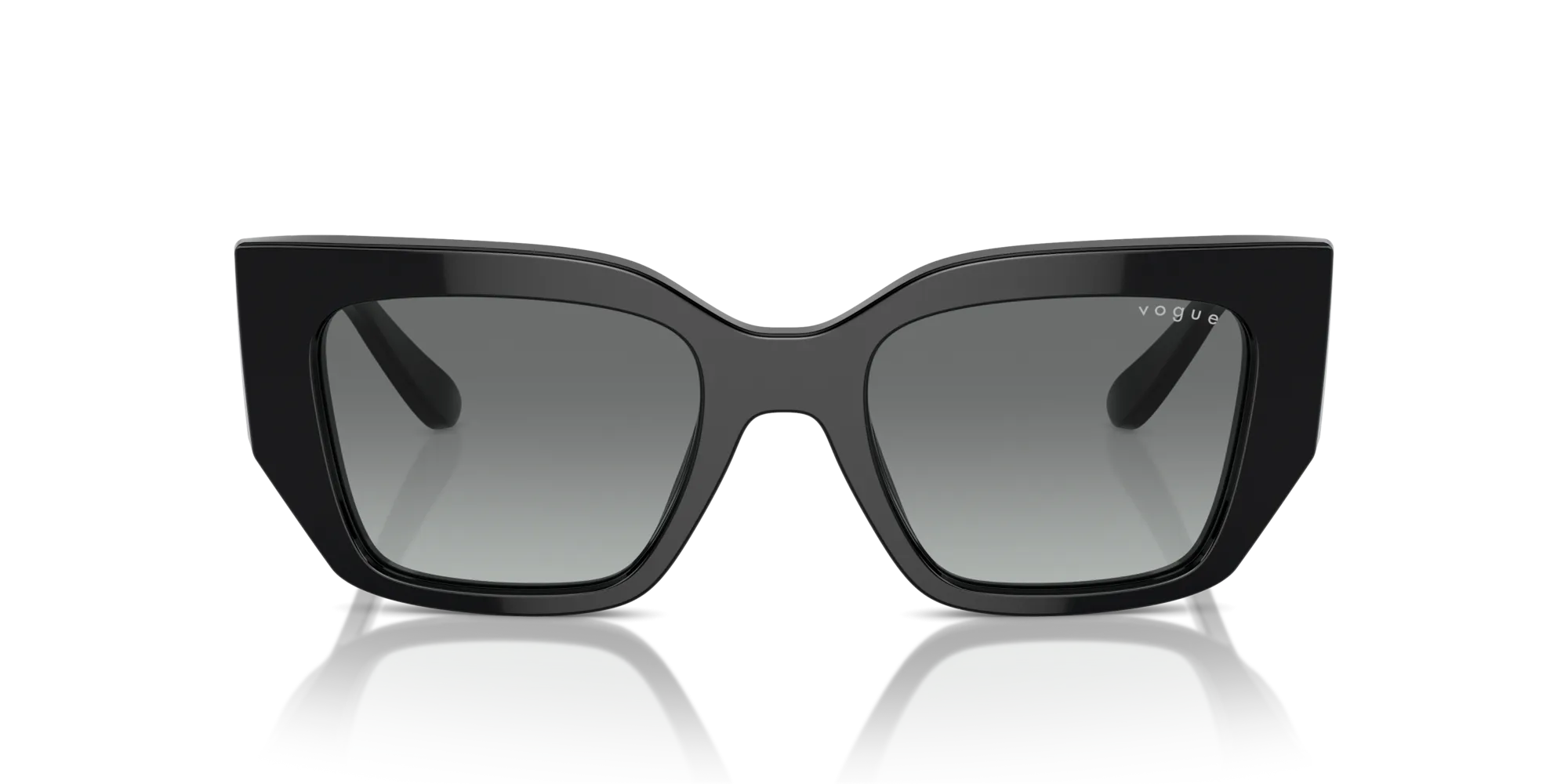 VOGUE EYEWEAR VO5583S W44/11 Occhiali da sole Acetato Nero Grigio Geometrica Normale Sfumato - immagine 3