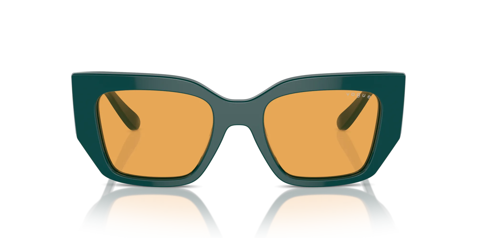 VOGUE EYEWEAR VO5583S 3163/7 Occhiali da sole Acetato Verde Arancione Geometrica Normale - immagine 3