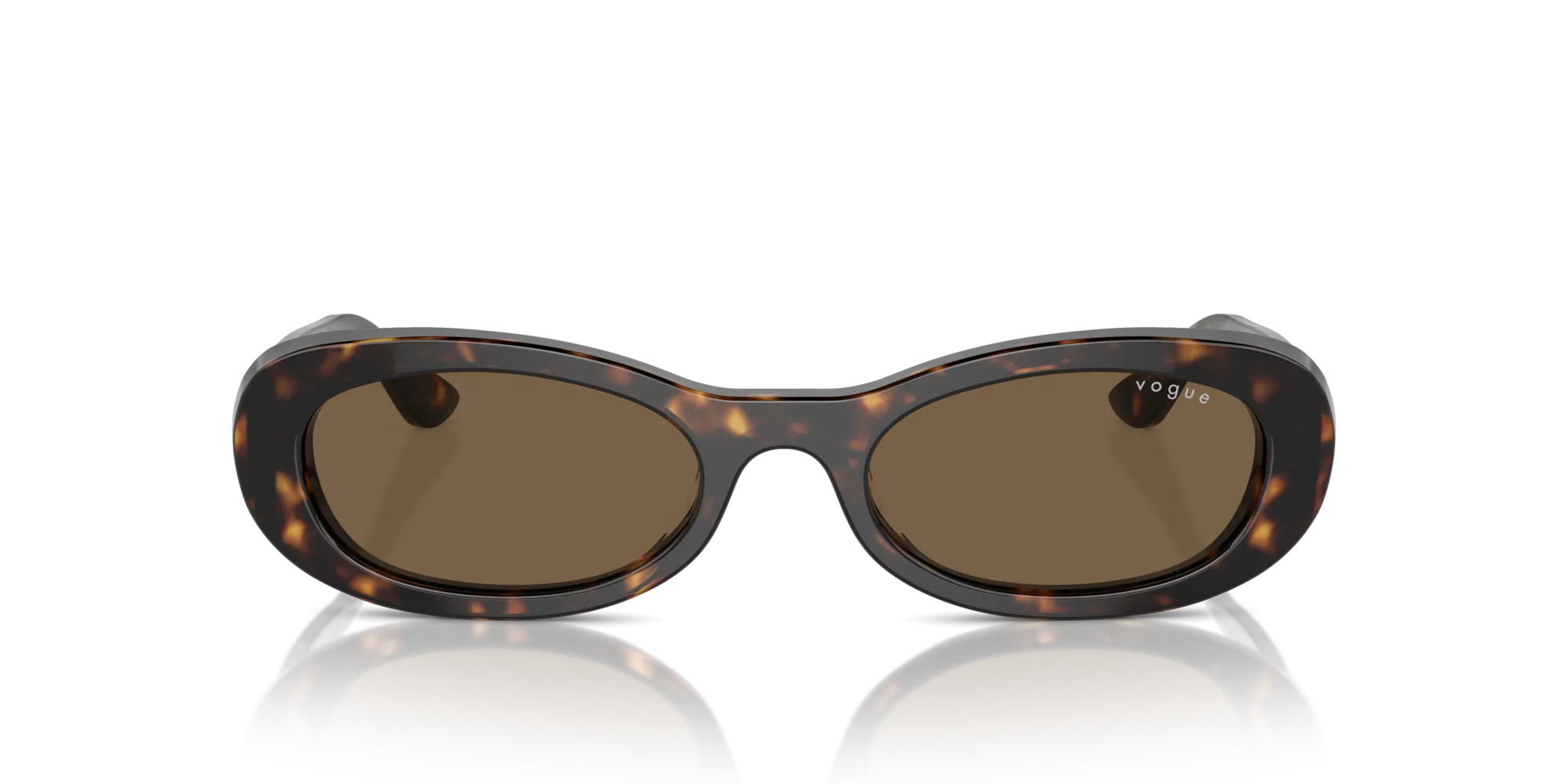 VOGUE EYEWEAR VO5582S W65673 Occhiali da sole Acetato Marrone Marrone Rotonda Normale - immagine 3