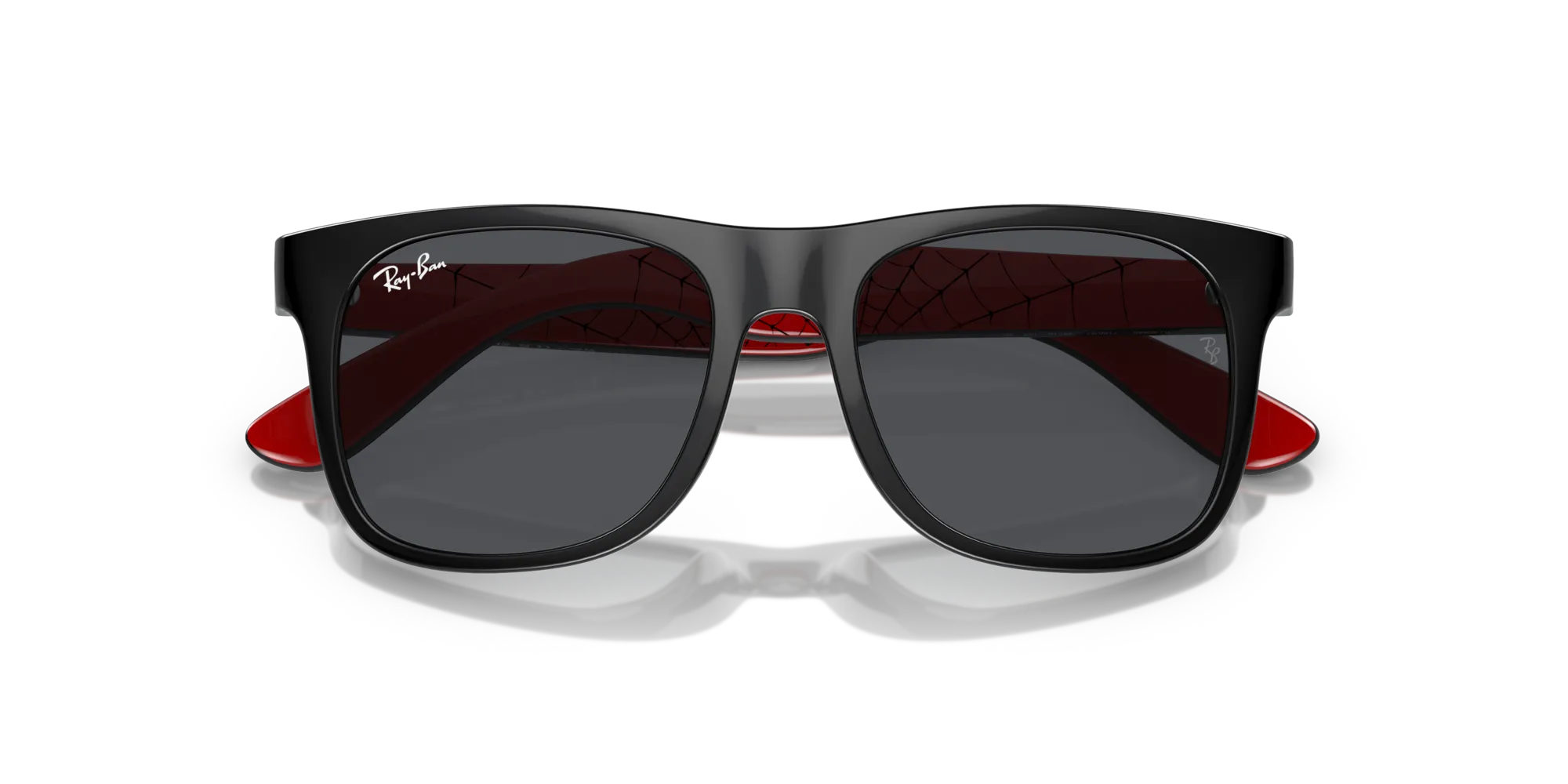 Ray - Ban RJ9069S JUNIOR JUSTIN 716687 Occhiali da sole Iniettato Nero Grigio Squadrata Normale - immagine 2