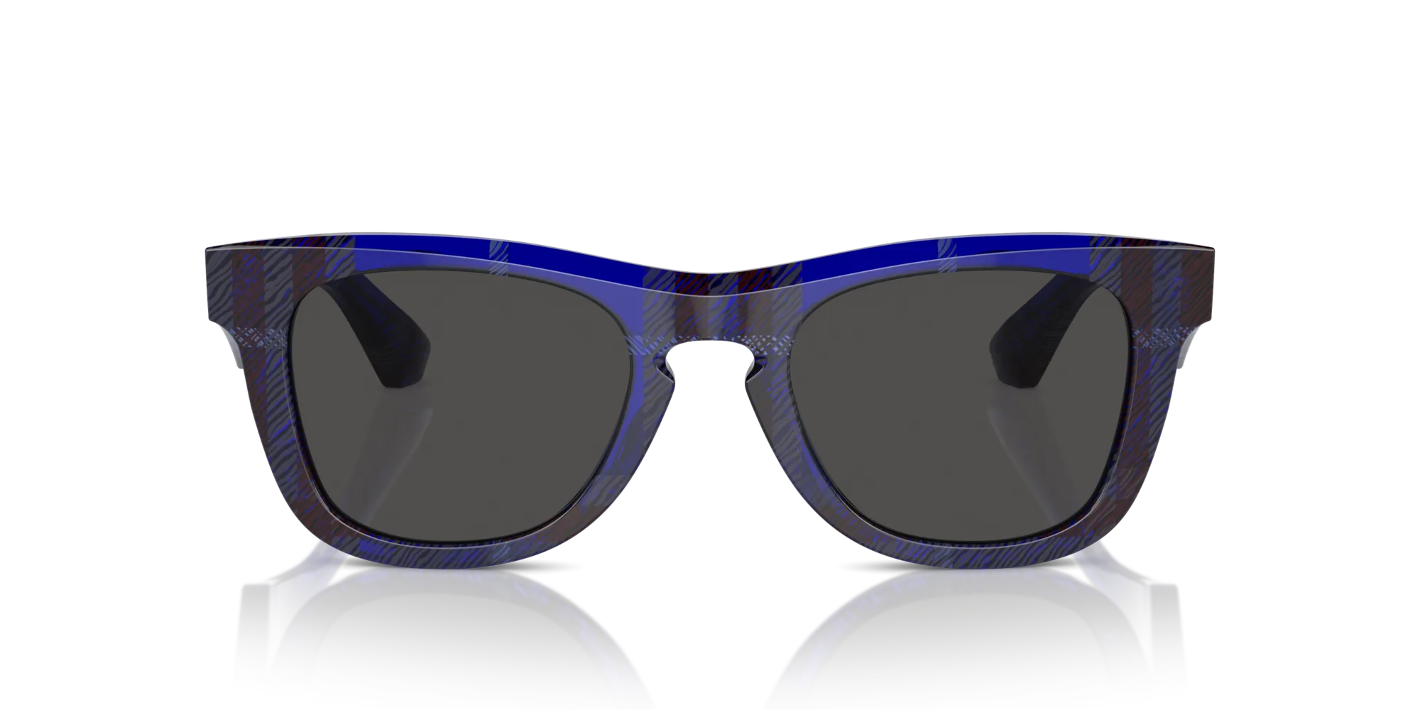 Burberry BE4426 411487 Occhiali da sole Acetato Blu Grigio Squadrata Normale - immagine 3