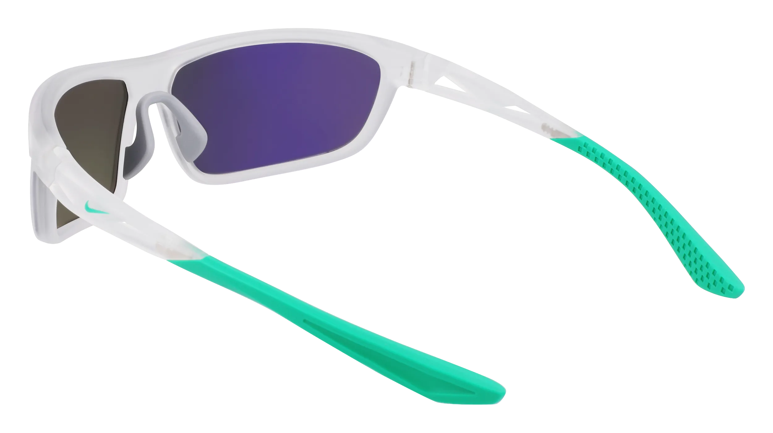 Nike NIKE WINDTRACK RUN EV24003 902 Occhiali da sole Bio-iniettato Trasparente Grigio Squadrata Normale Specchiato - immagine 3