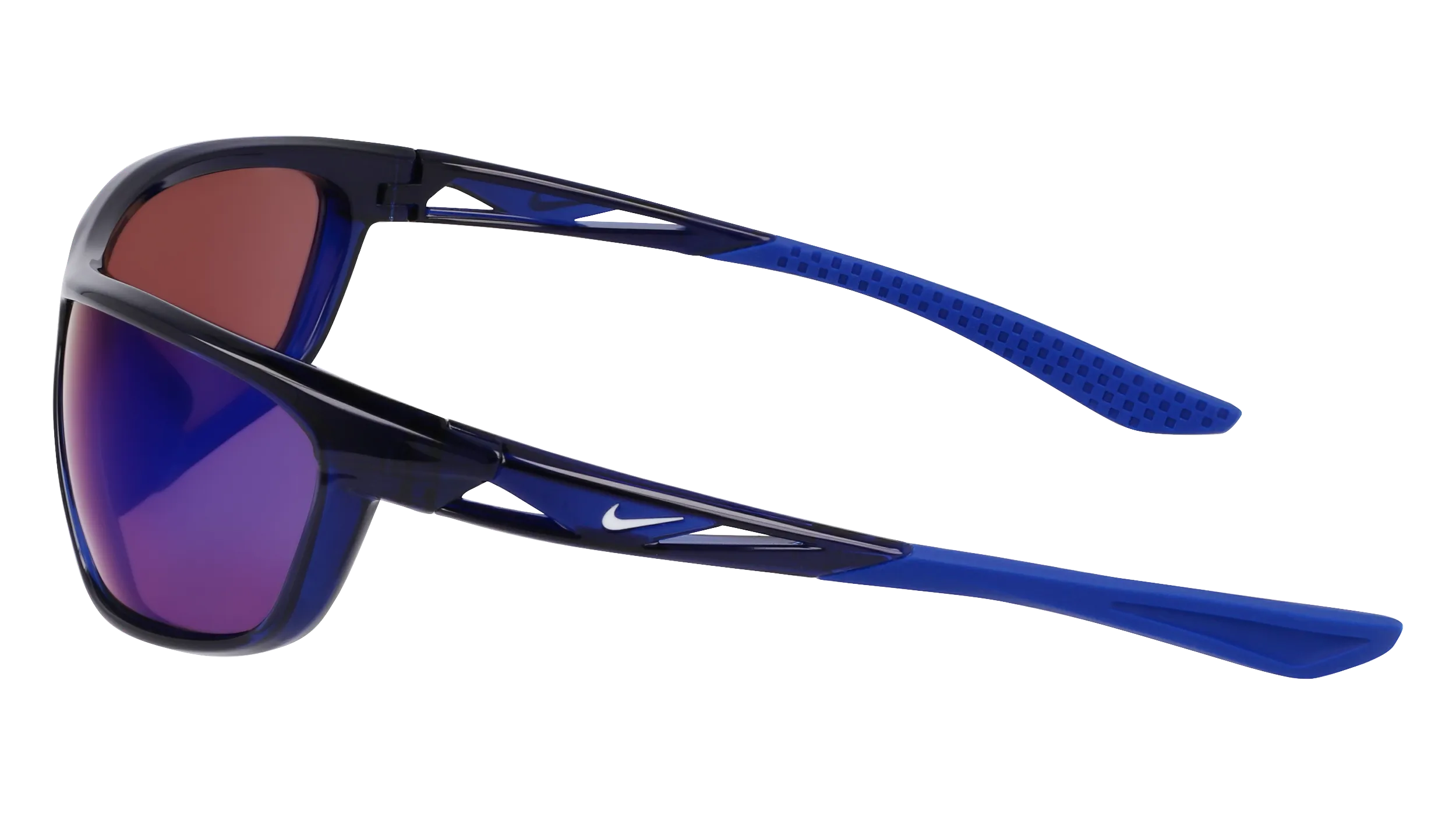 Nike NIKE WINDTRACK RUN E EV24004 410 Occhiali da sole Bio-iniettato Blu Blu Squadrata Normale Fotocromatiche - immagine 4