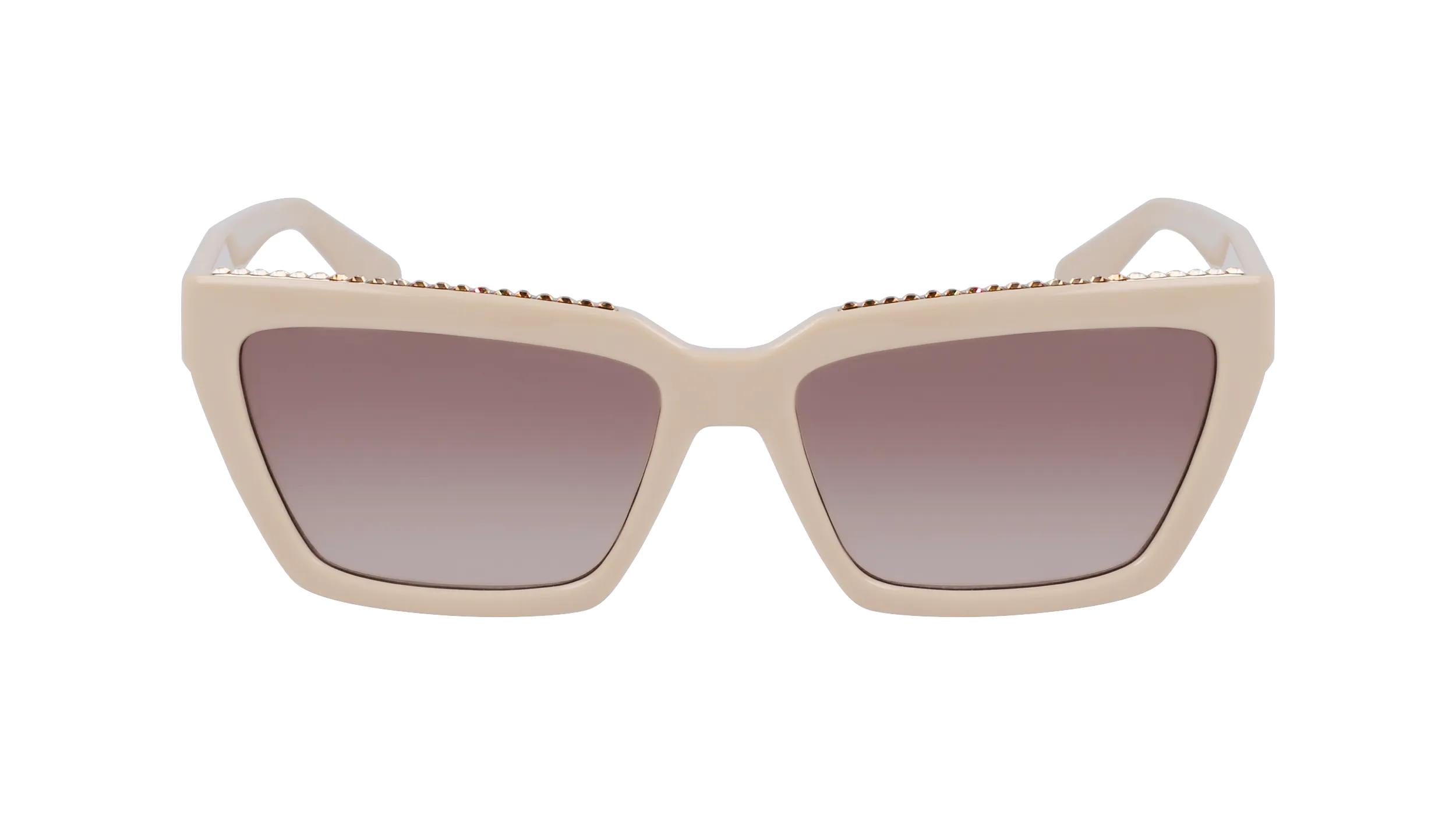 Liu Jo LJ793SR 264 Occhiali da sole Bio-iniettato Beige Squadrata Normale Sfumato - immagine 2