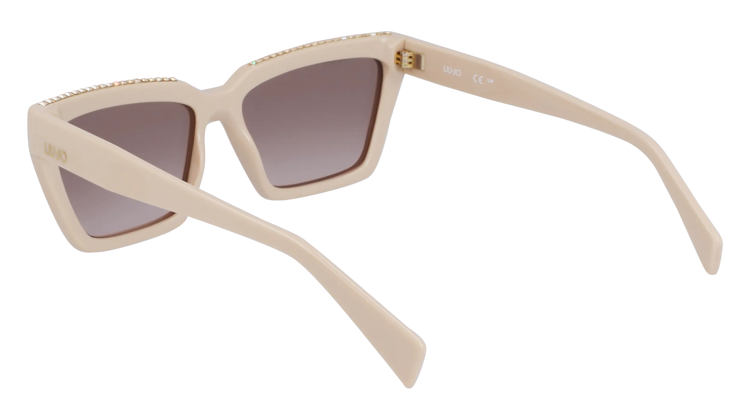 Liu Jo LJ793SR 264 Occhiali da sole Bio-iniettato Beige Squadrata Normale Sfumato - immagine 3