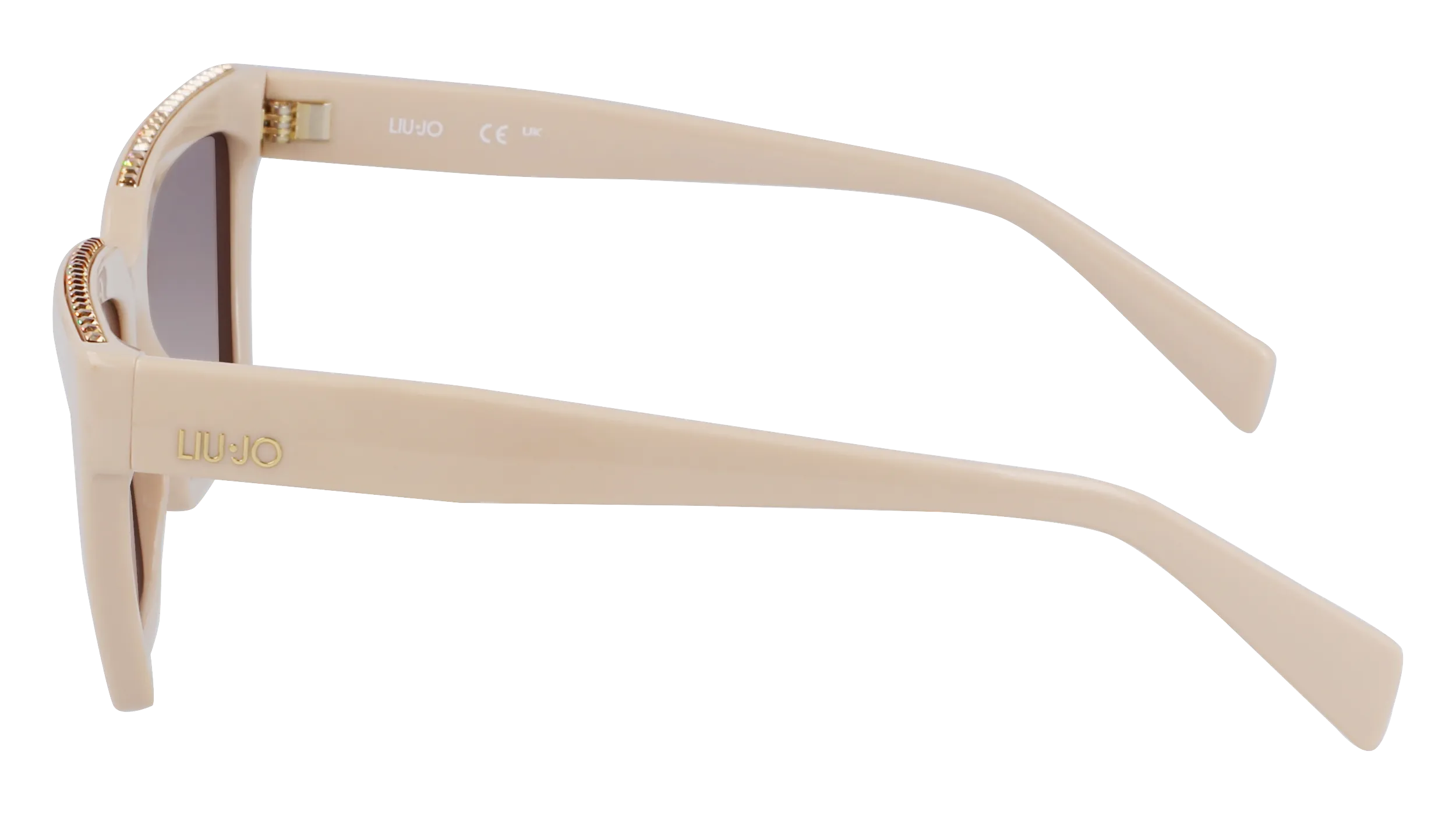 Liu Jo LJ793SR 264 Occhiali da sole Bio-iniettato Beige Squadrata Normale Sfumato - immagine 4