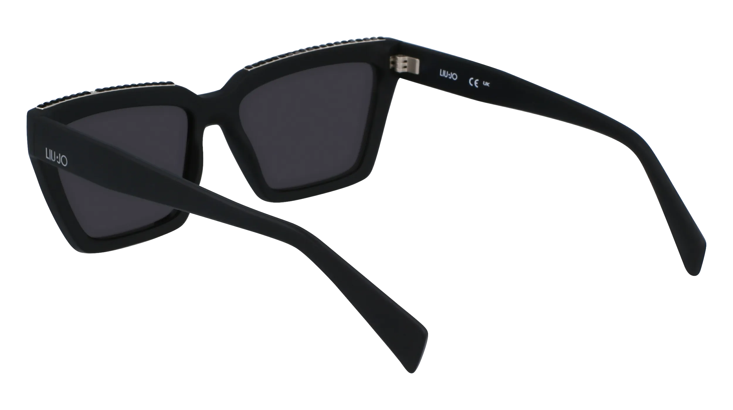 Liu Jo LJ793SR 002 Occhiali da sole Bio-iniettato Nero Grigio Squadrata Normale - immagine 4