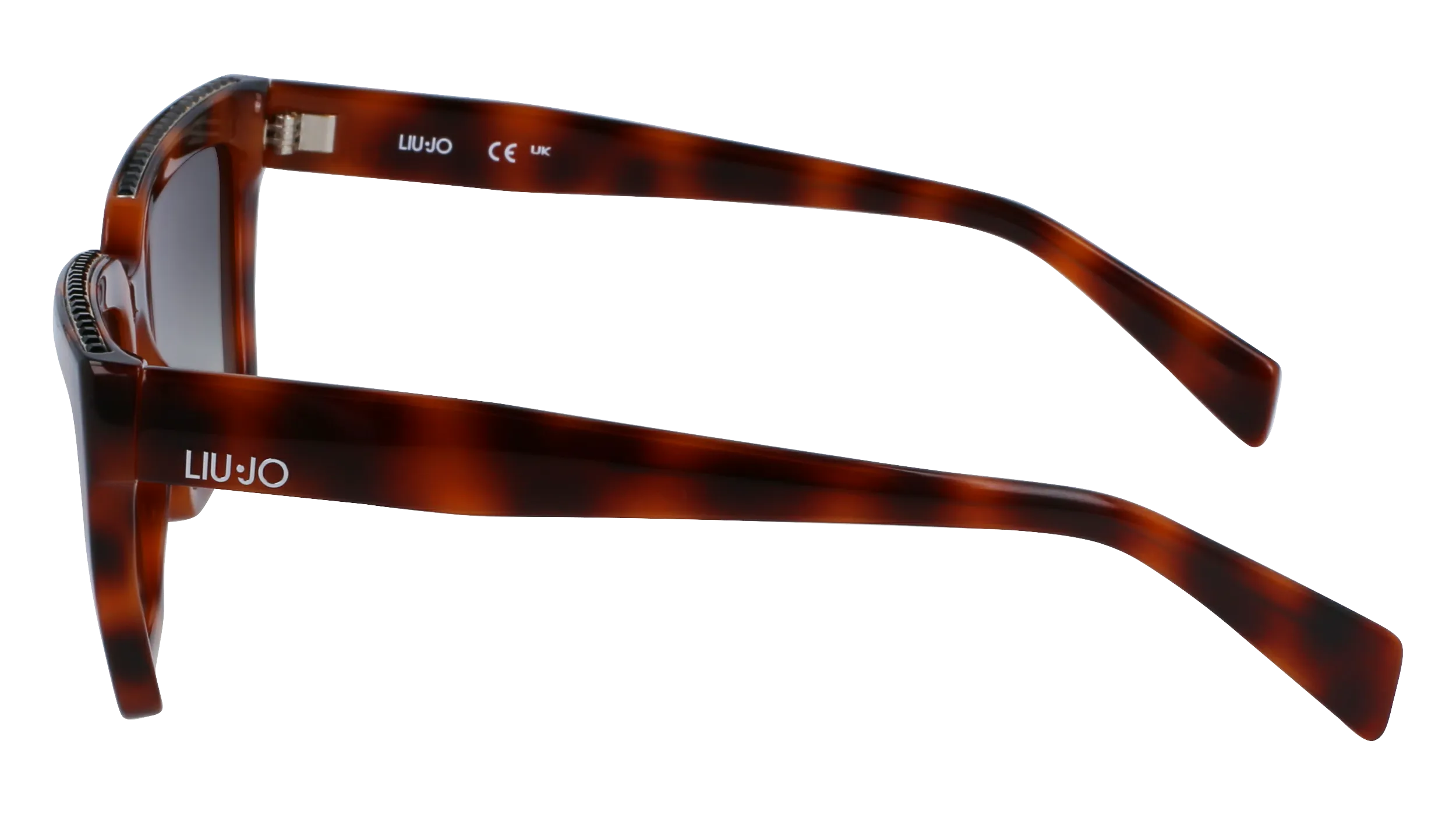 Liu Jo LJ793SR 240 Occhiali da sole Bio-iniettato Havana Grigio Squadrata Normale Sfumato - immagine 4