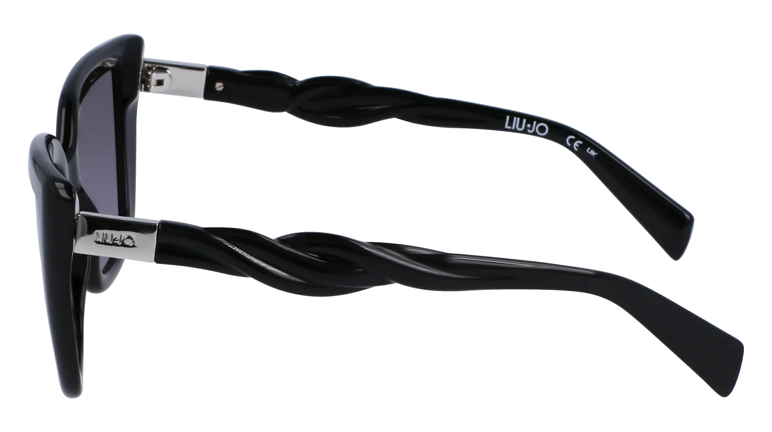 Liu Jo LJ789S 001 Occhiali da sole Bio-iniettato Nero Grigio Cat Eye Normale Sfumato - immagine 4