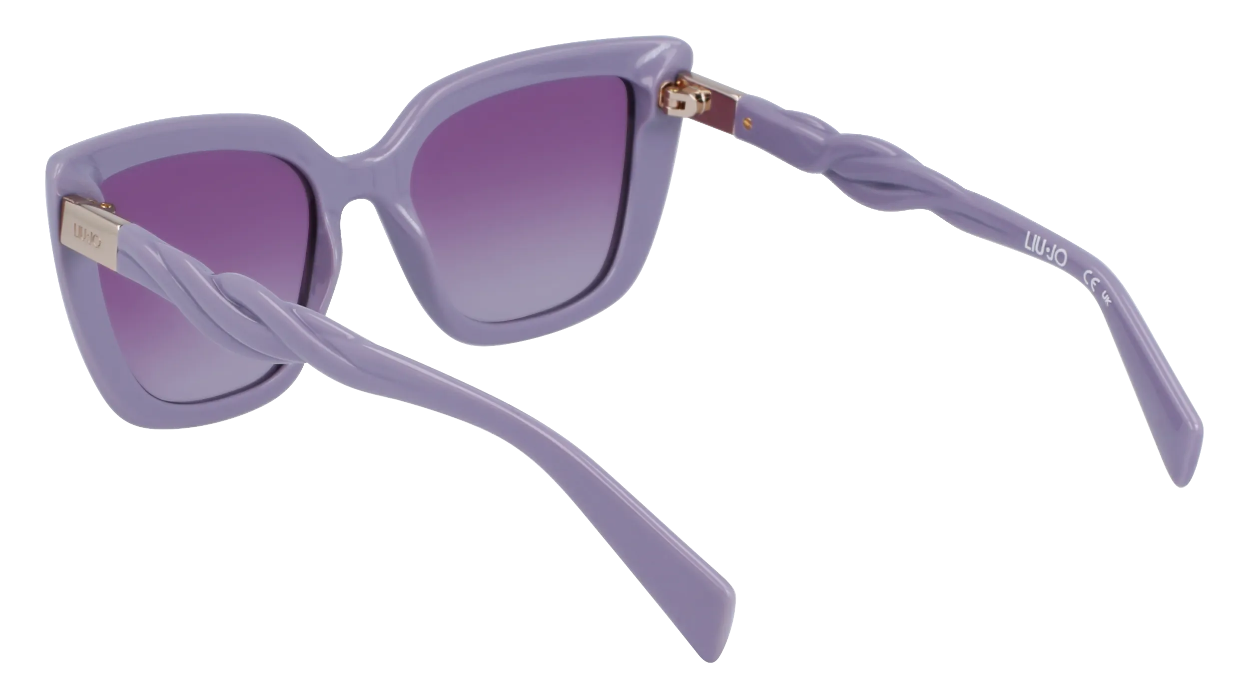 Liu Jo LJ789S 517 Occhiali da sole Bio-iniettato Lilla Viola Cat Eye Normale Sfumato - immagine 3