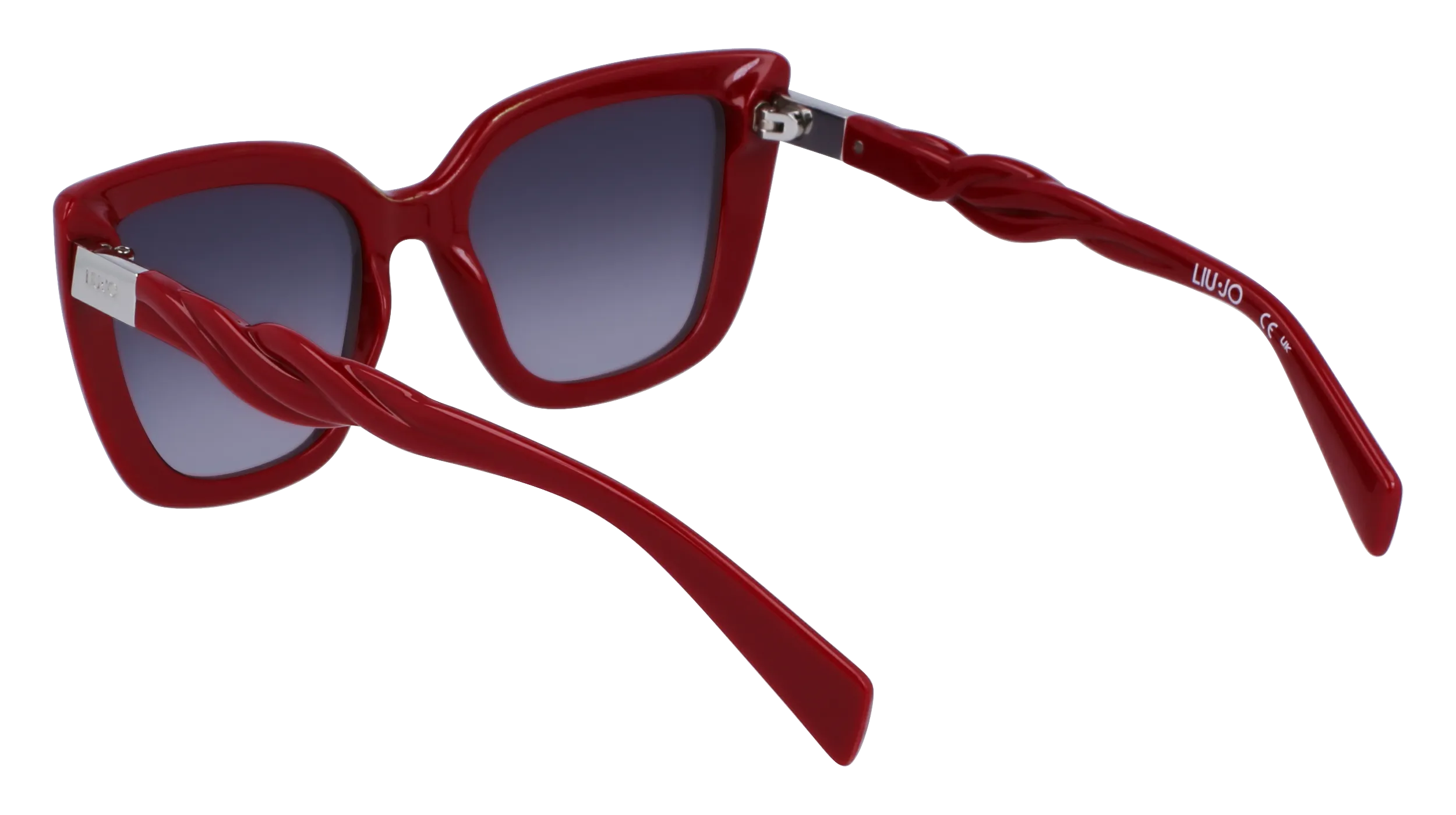 Liu Jo LJ789S 600 Occhiali da sole Bio-iniettato Rosso Cat Eye Normale Sfumato - immagine 3
