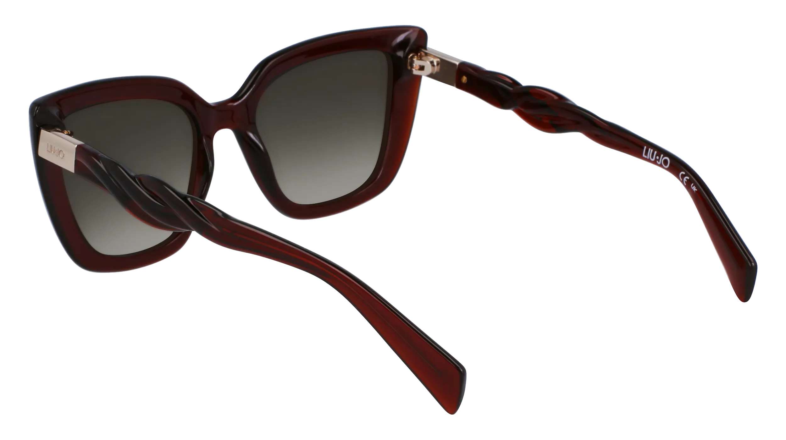 Liu Jo LJ789S 200 Occhiali da sole Bio-iniettato Marrone Marrone Cat Eye Normale Sfumato - immagine 3