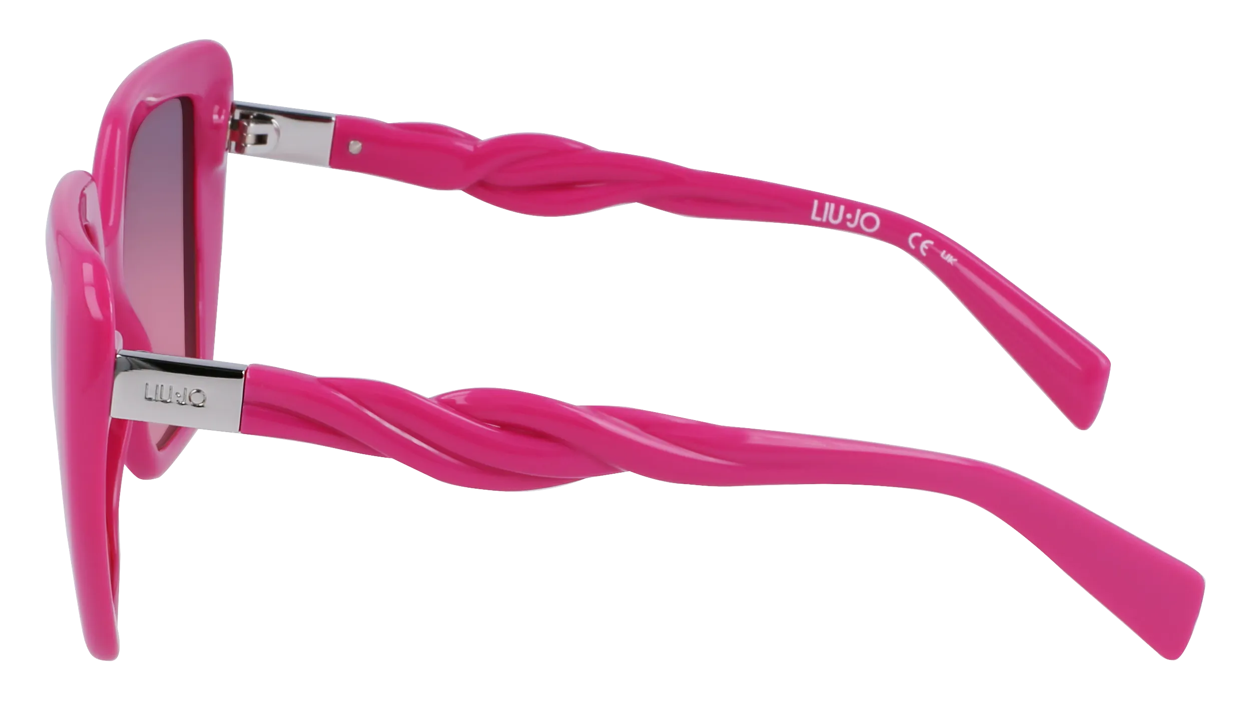 Liu Jo LJ788S 525 Occhiali da sole Bio-iniettato Fucsia Rosa Squadrata Normale Sfumato - immagine 4