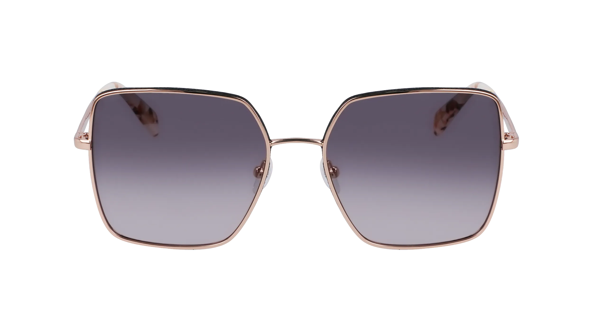 Liu Jo LJ158S 770 Occhiali da sole Metallo Oro Grigio Squadrata Normale Sfumato - immagine 2