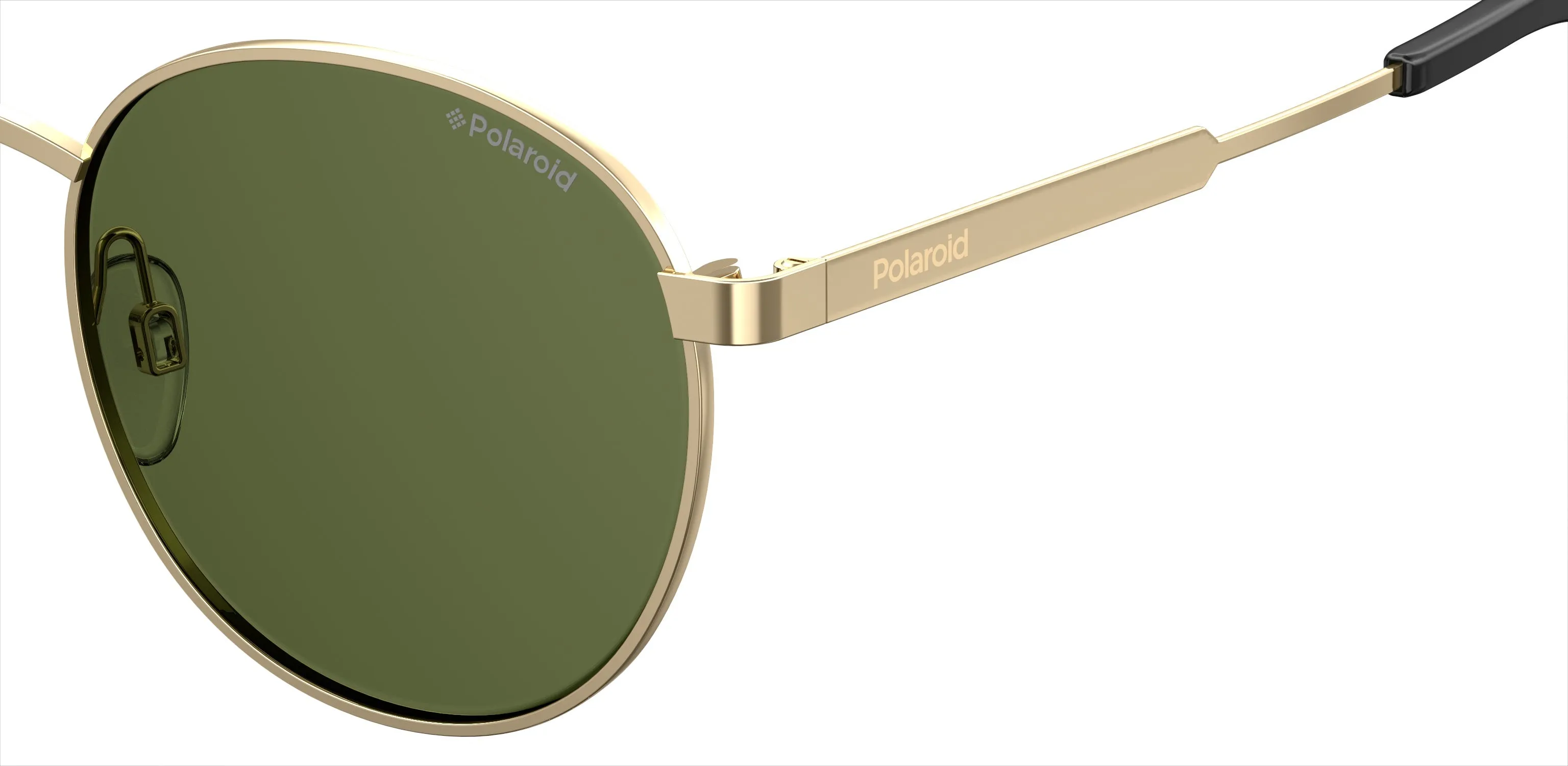 Polaroid PLD 2053/S PEF/UC Occhiali da sole Metallo Oro Rotonda Polarizzata - immagine 3