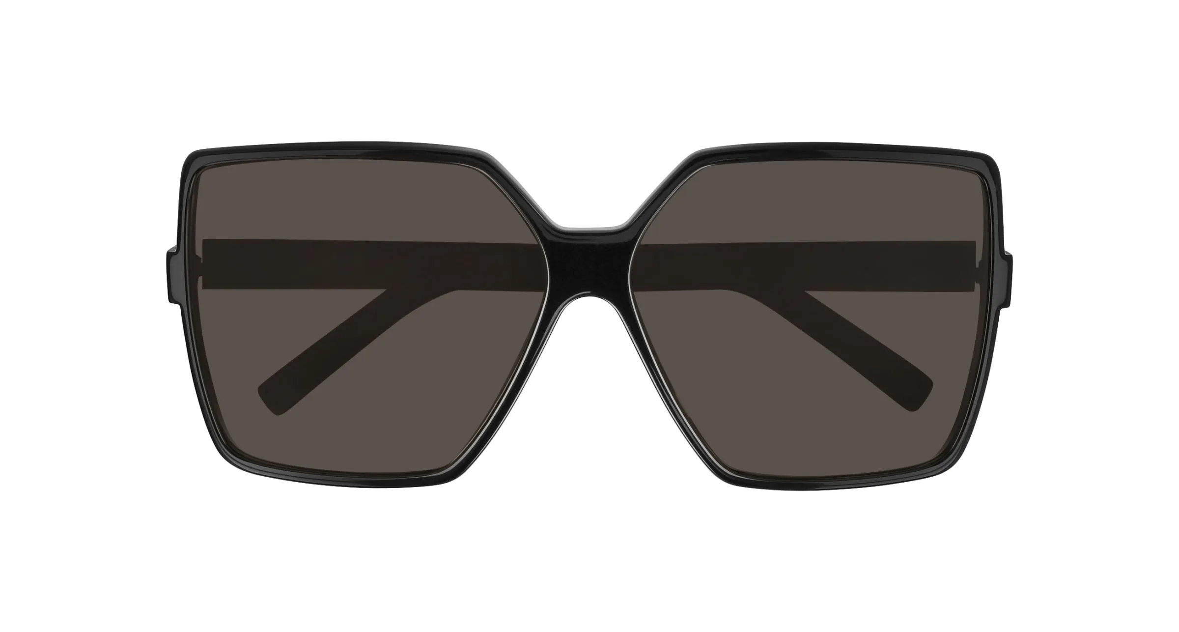 SAINT LAURENT SL 232 BETTY 001 Occhiali da sole Plastica Nero Grigio Squadrata Normale - immagine 2