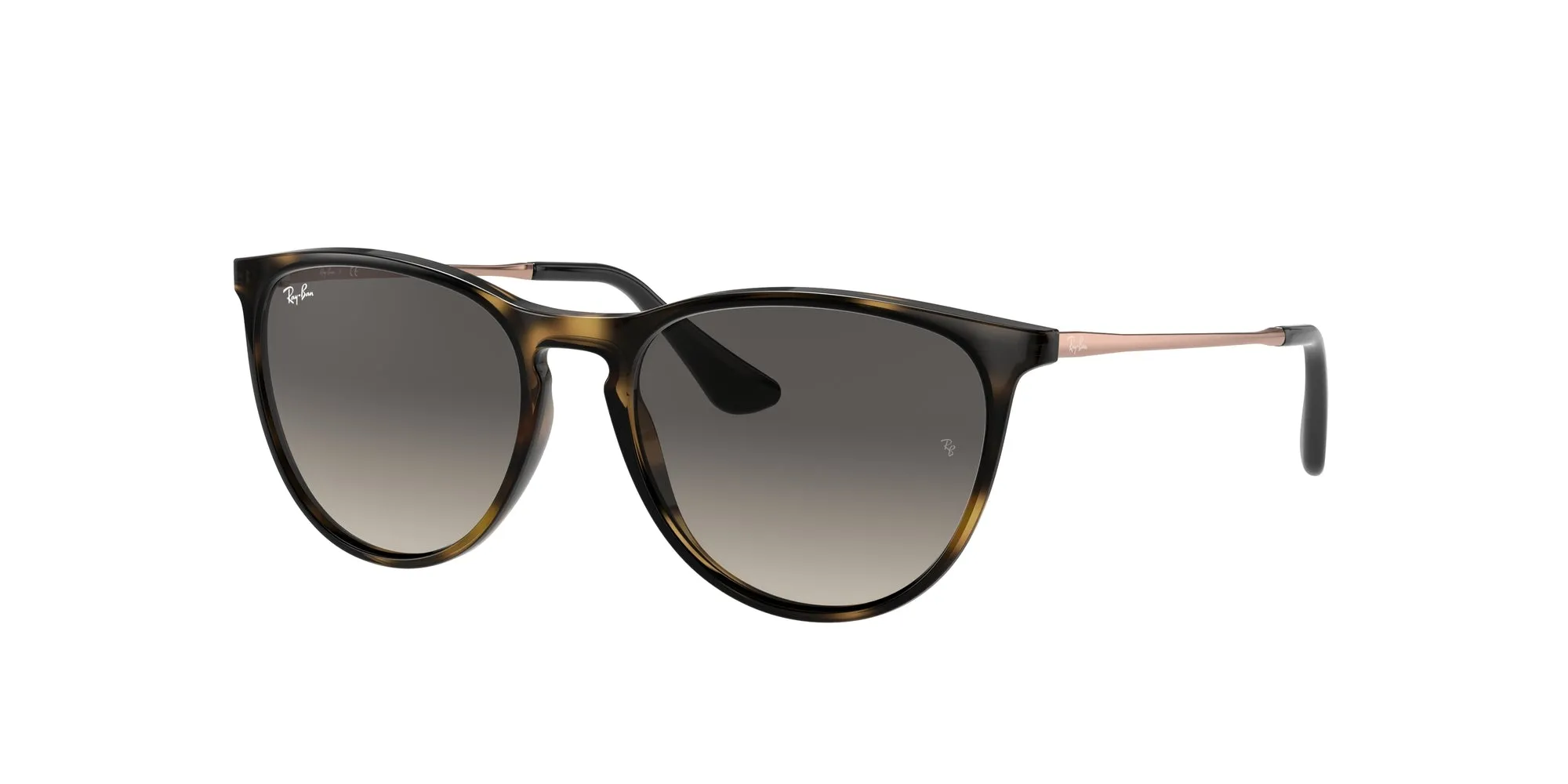 Ray - Ban RJ9060S JUNIOR ERIKA 704911 Occhiali da sole bambino Iniettato Tartaruga Grigio Pantos Normale - immagine 1