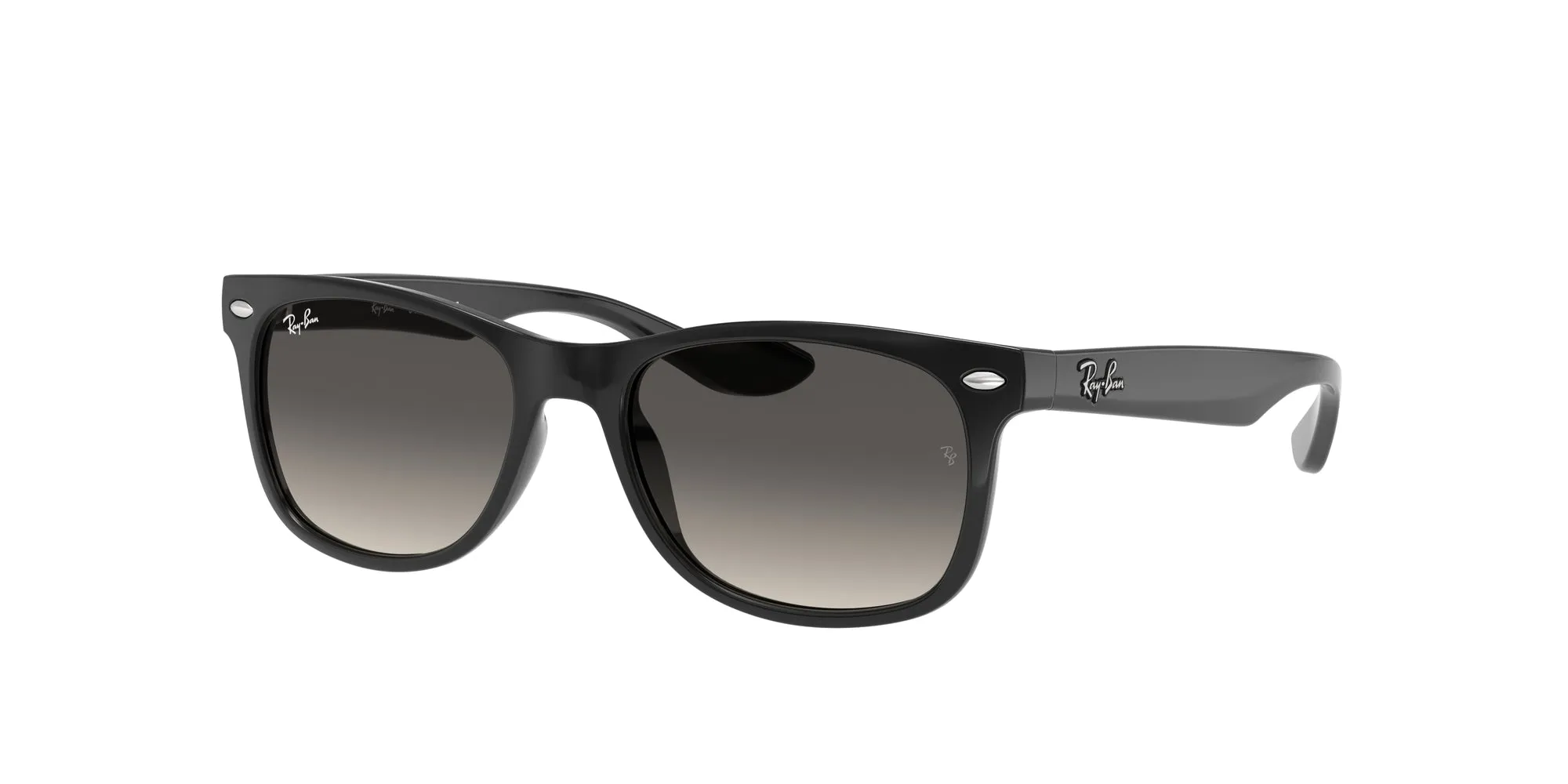 Ray - Ban RJ9052S JUNIOR NEW WAYFARER 100/11 Occhiali da sole bambino Nylon Nero Grigio Squadrata Normale - immagine 1