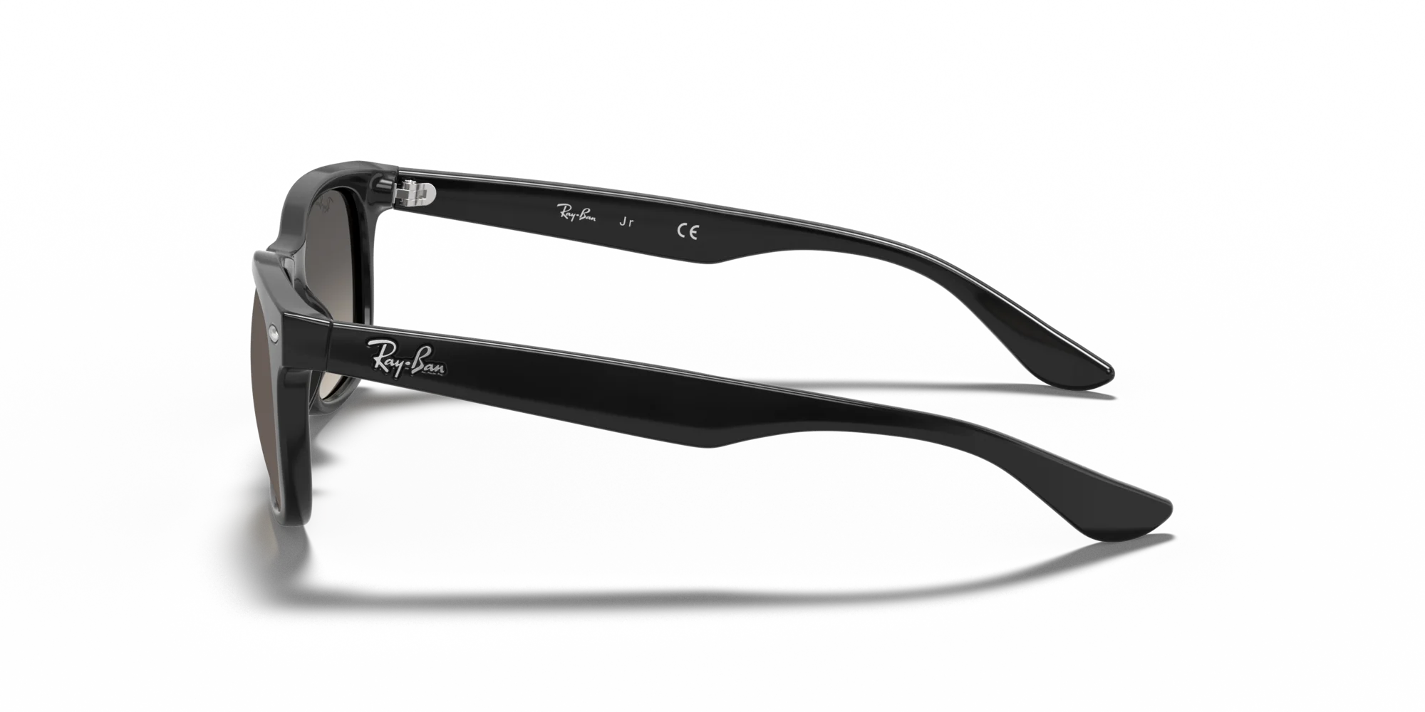 Ray - Ban RJ9052S JUNIOR NEW WAYFARER 100/11 Occhiali da sole bambino Nylon Nero Grigio Squadrata Normale - immagine 4
