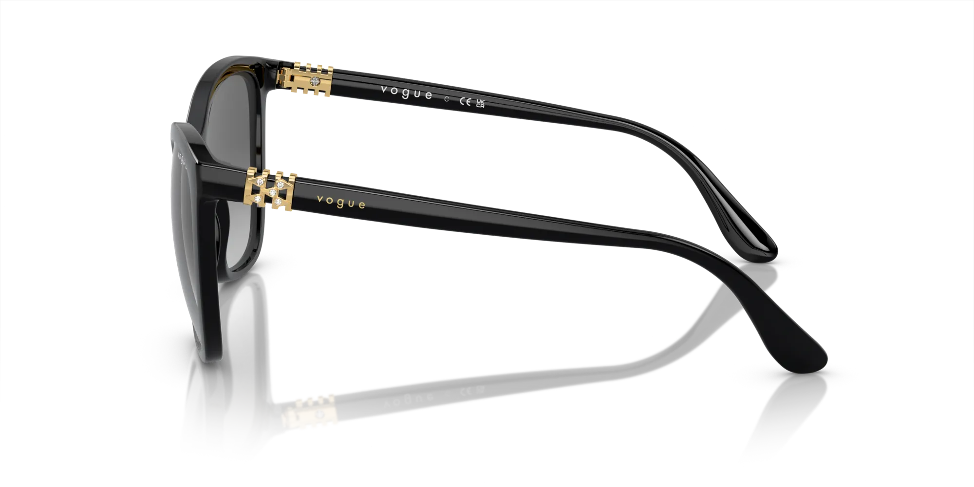 VOGUE EYEWEAR VO5243SB W44/11 Occhiali da sole Plastica Nero Farfalla Normale - immagine 4
