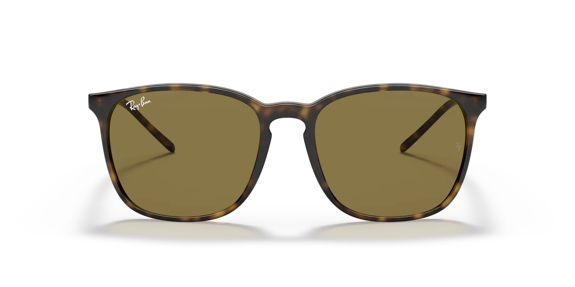 Ray - Ban RB4387 710/73 Occhiali da sole Iniettato Tartaruga Squadrata Normale - immagine 3