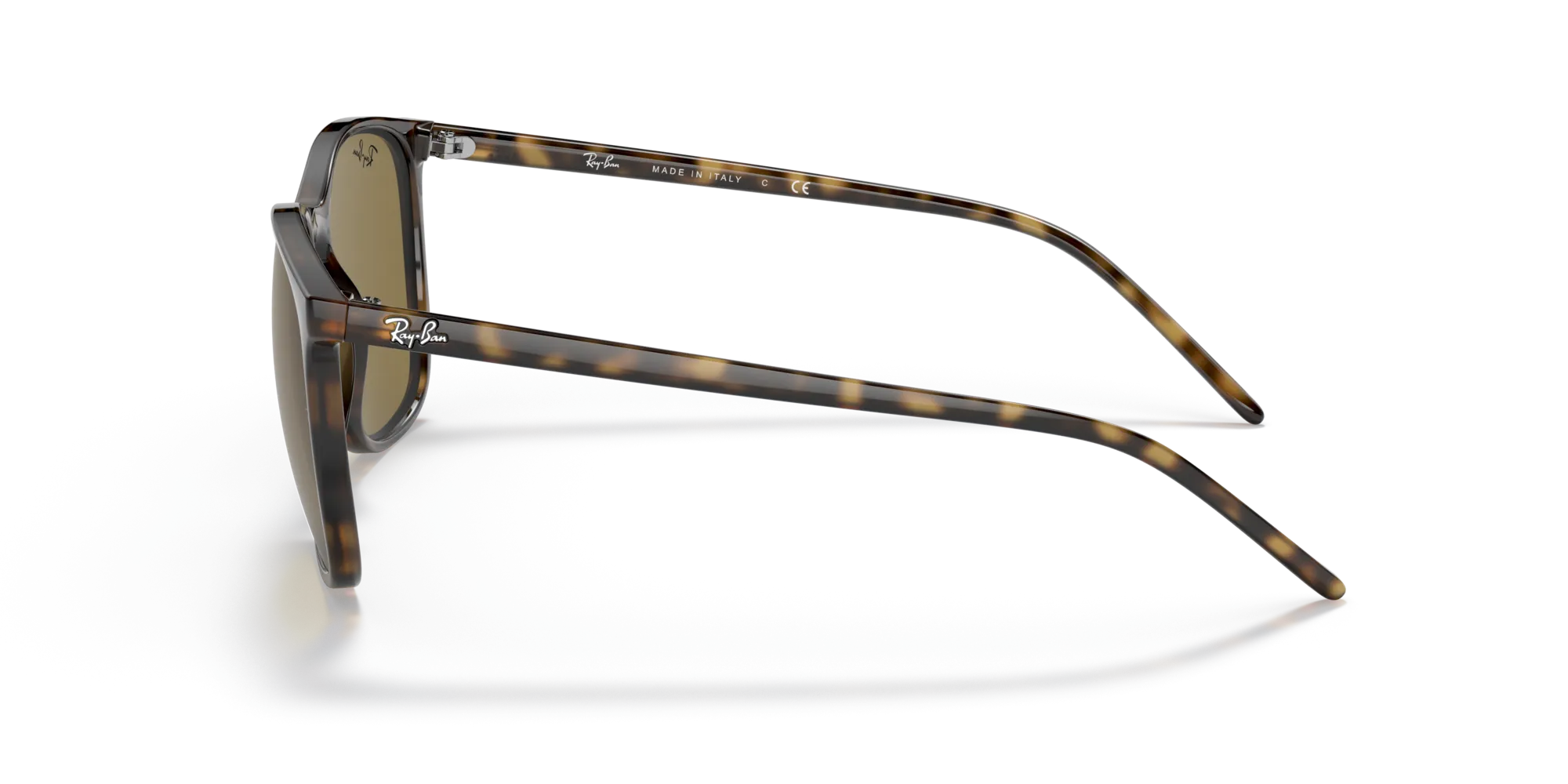 Ray - Ban RB4387 710/73 Occhiali da sole Iniettato Tartaruga Squadrata Normale - immagine 4