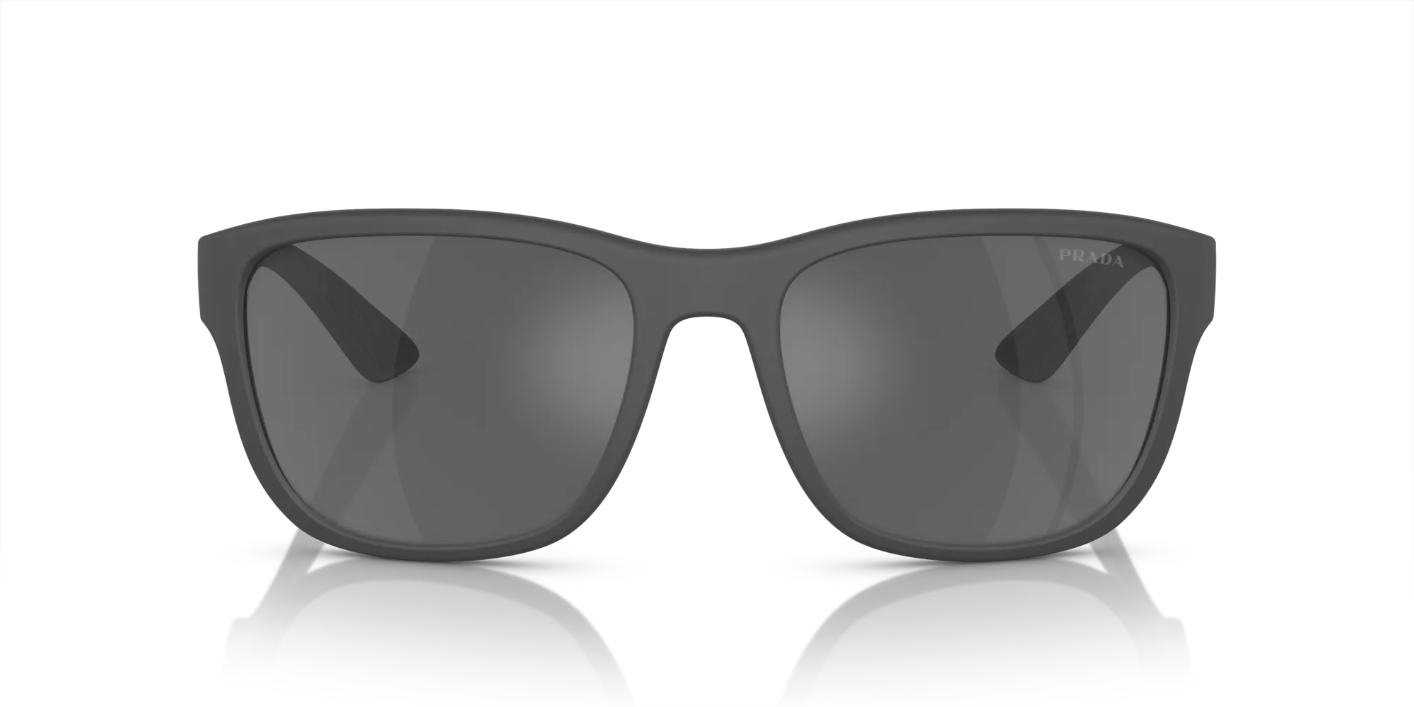 Prada Linea Rossa PS 01US ACTIVE UFK5L0 Occhiali da sole Nylon Grigio Grigio Pillow Specchiate - immagine 3