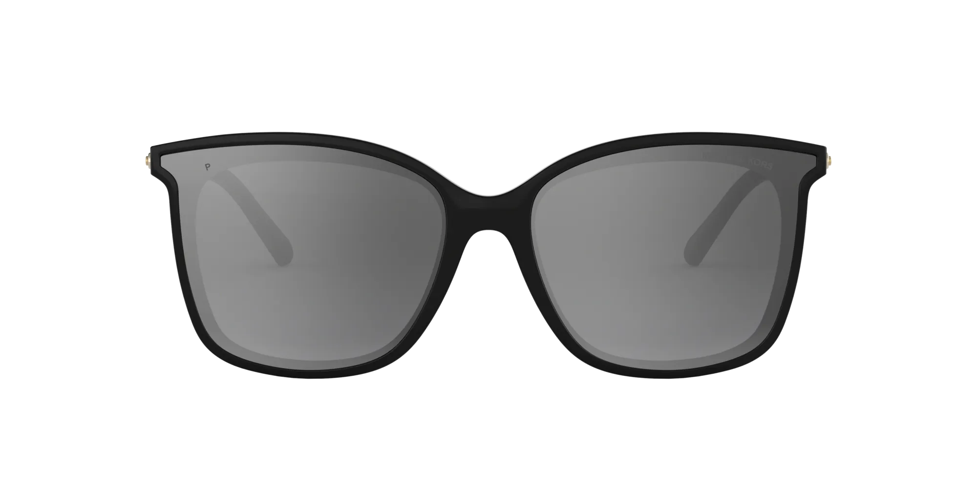 Michael Kors MK2079U ZERMATT 333282 Occhiali da sole Iniettato Nero Argento Squadrata Polarizzata Sfumato - immagine 2