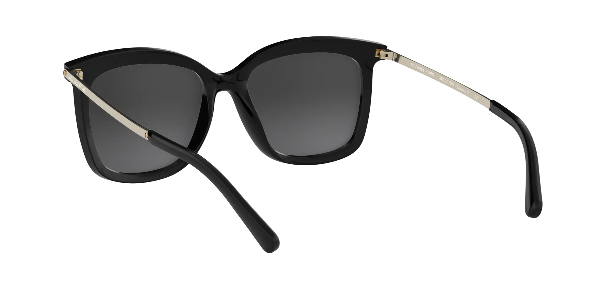 Michael Kors MK2079U ZERMATT 333282 Occhiali da sole Iniettato Nero Argento Squadrata Polarizzata Sfumato - immagine 4