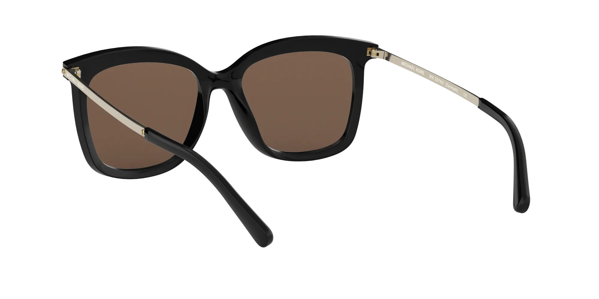 Michael Kors MK2079U ZERMATT 333273 Occhiali da sole Iniettato Nero Marrone Squadrata Normale - immagine 4