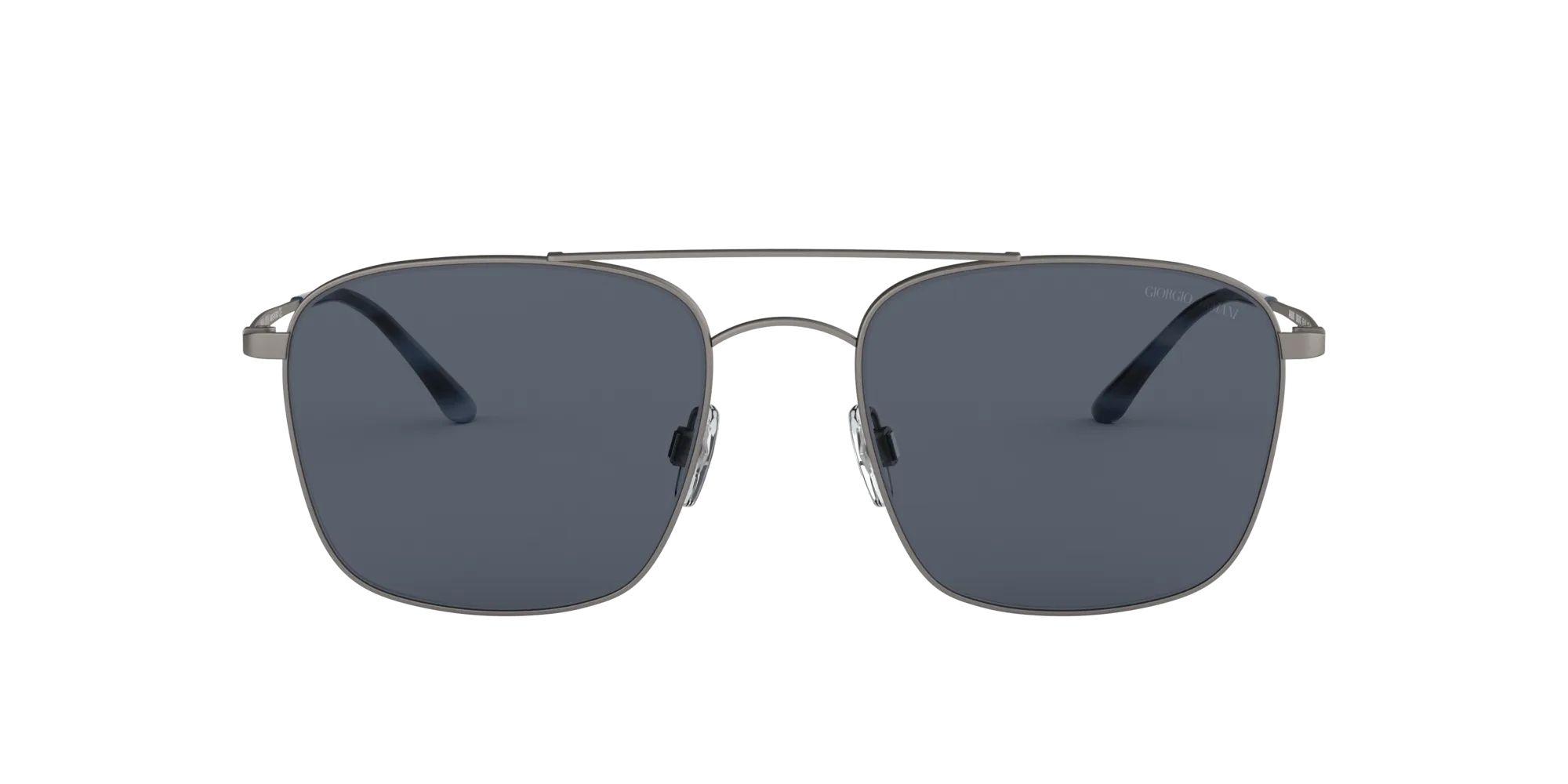 Giorgio Armani AR6080 300387 Occhiali da sole Metallo Grigio Grigio Squadrata Normale - immagine 2