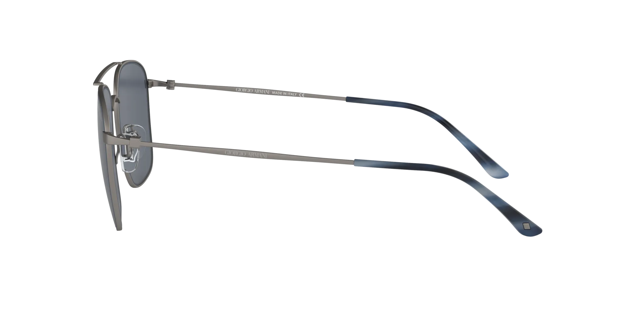 Giorgio Armani AR6080 300387 Occhiali da sole Metallo Grigio Grigio Squadrata Normale - immagine 3