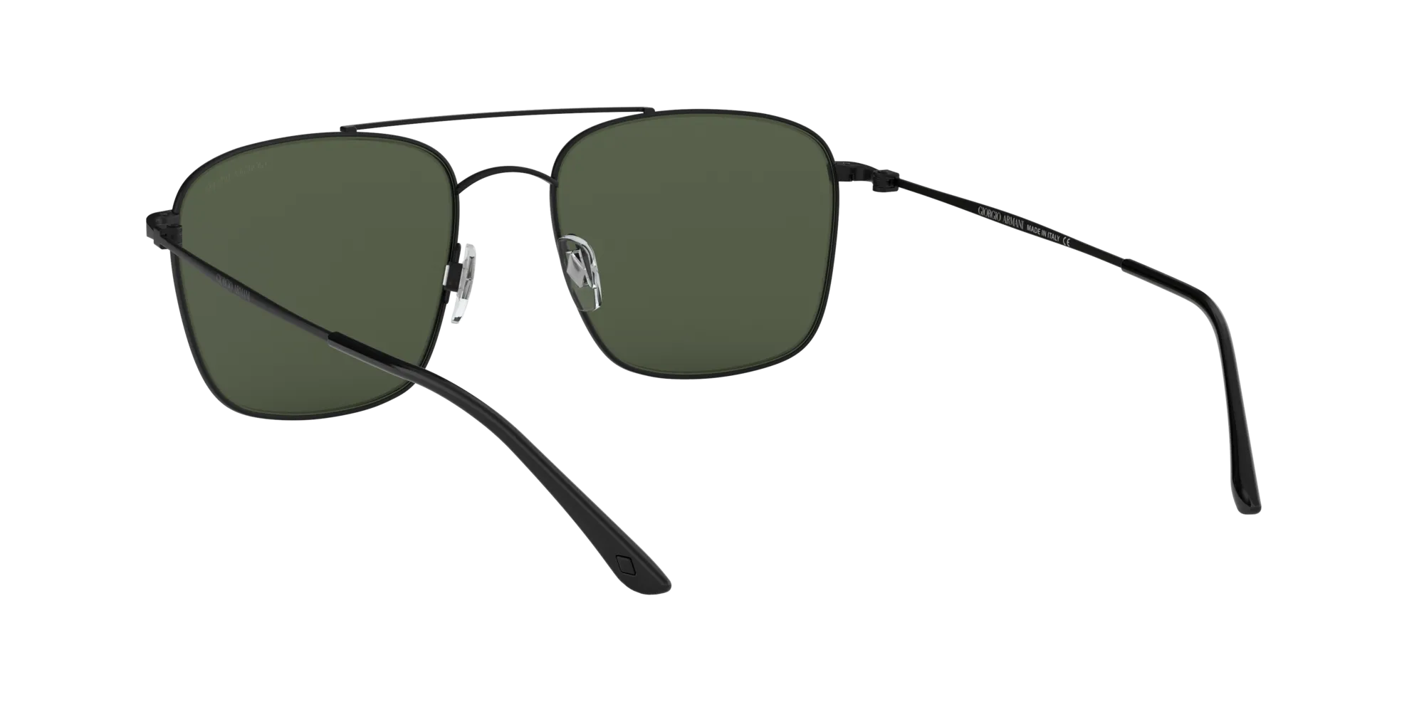 Giorgio Armani AR6080 300171 Occhiali da sole Metallo Nero Verde Squadrata Normale - immagine 4