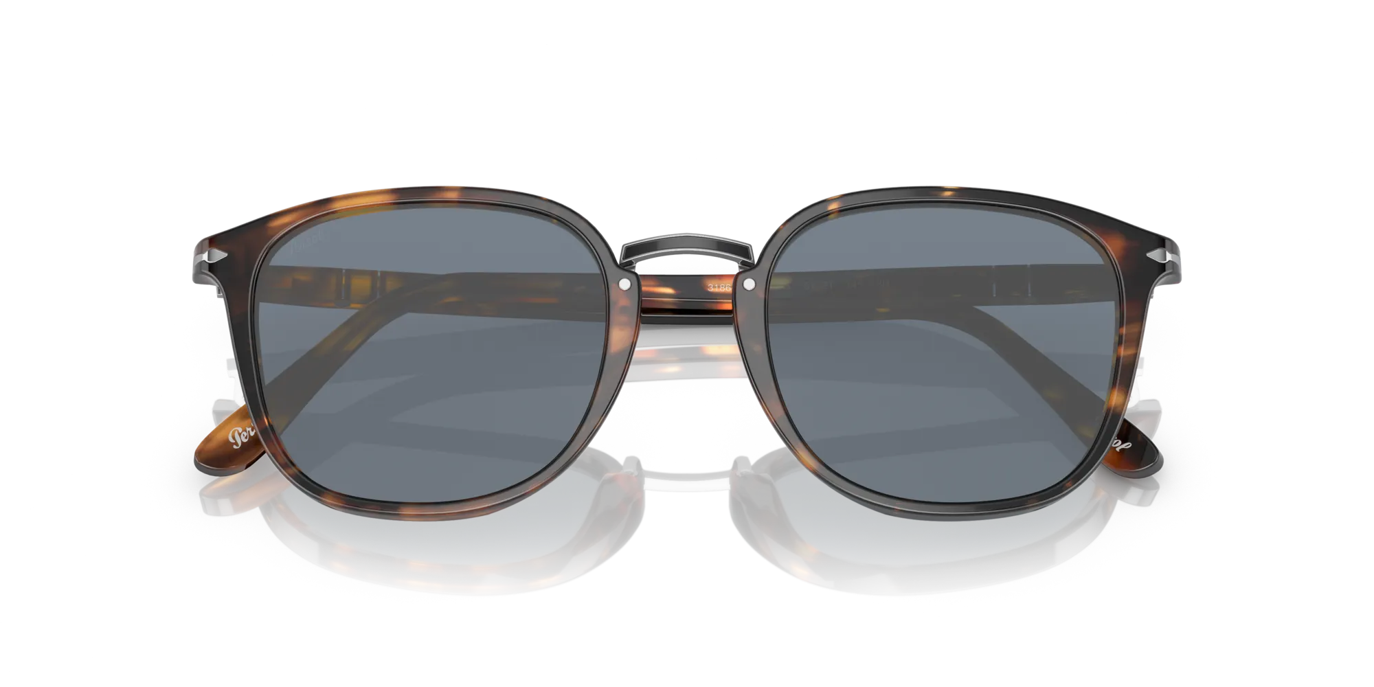 Persol PO3186S 1081R5 Occhiali da sole Plastica Havana Pantos Normale - immagine 2