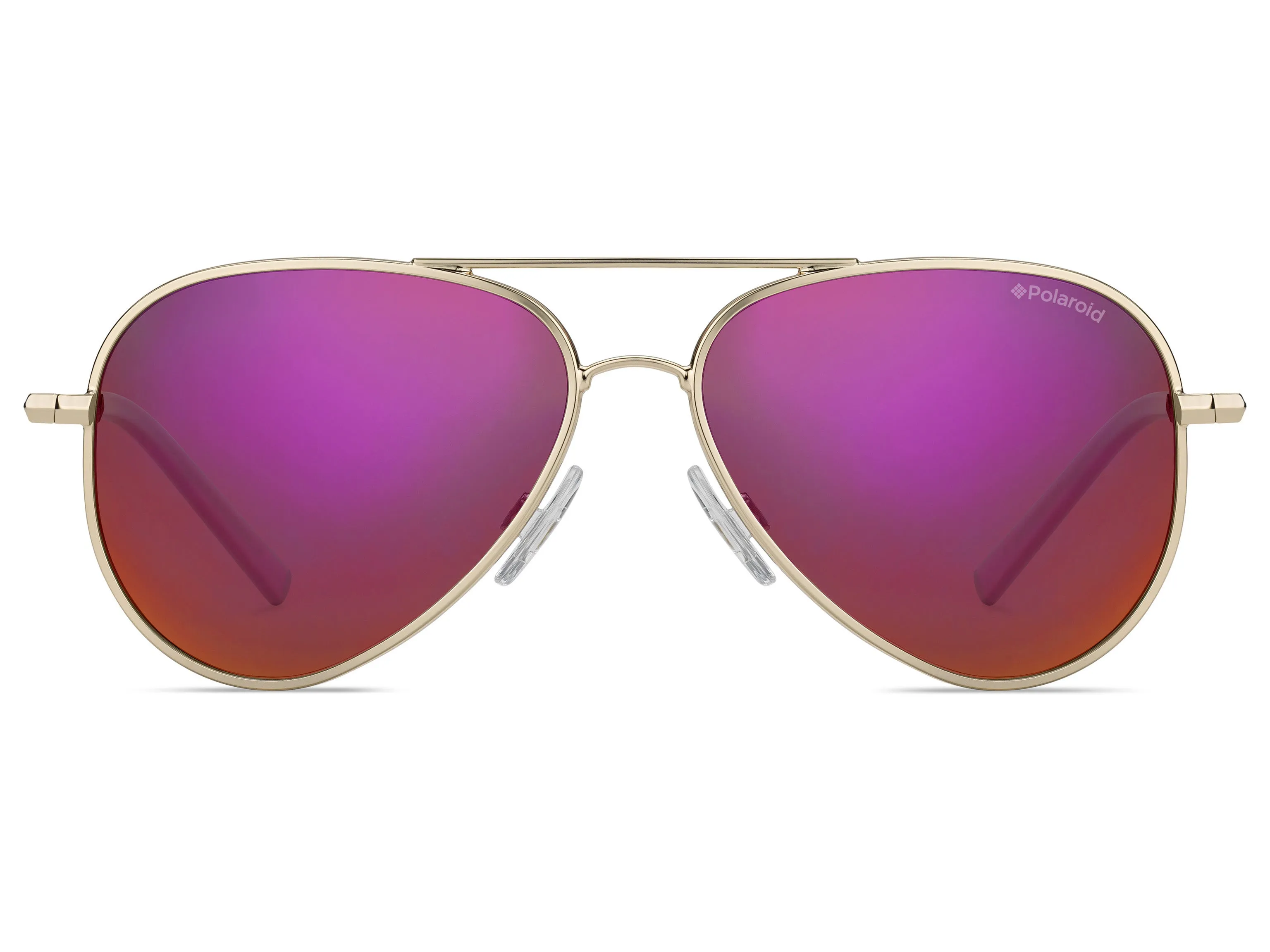 Polaroid PLD 8015/N J5G/AI Occhiali da sole bambino Metallo Oro Grigio Pilot Polarizzata Specchiato - immagine 2