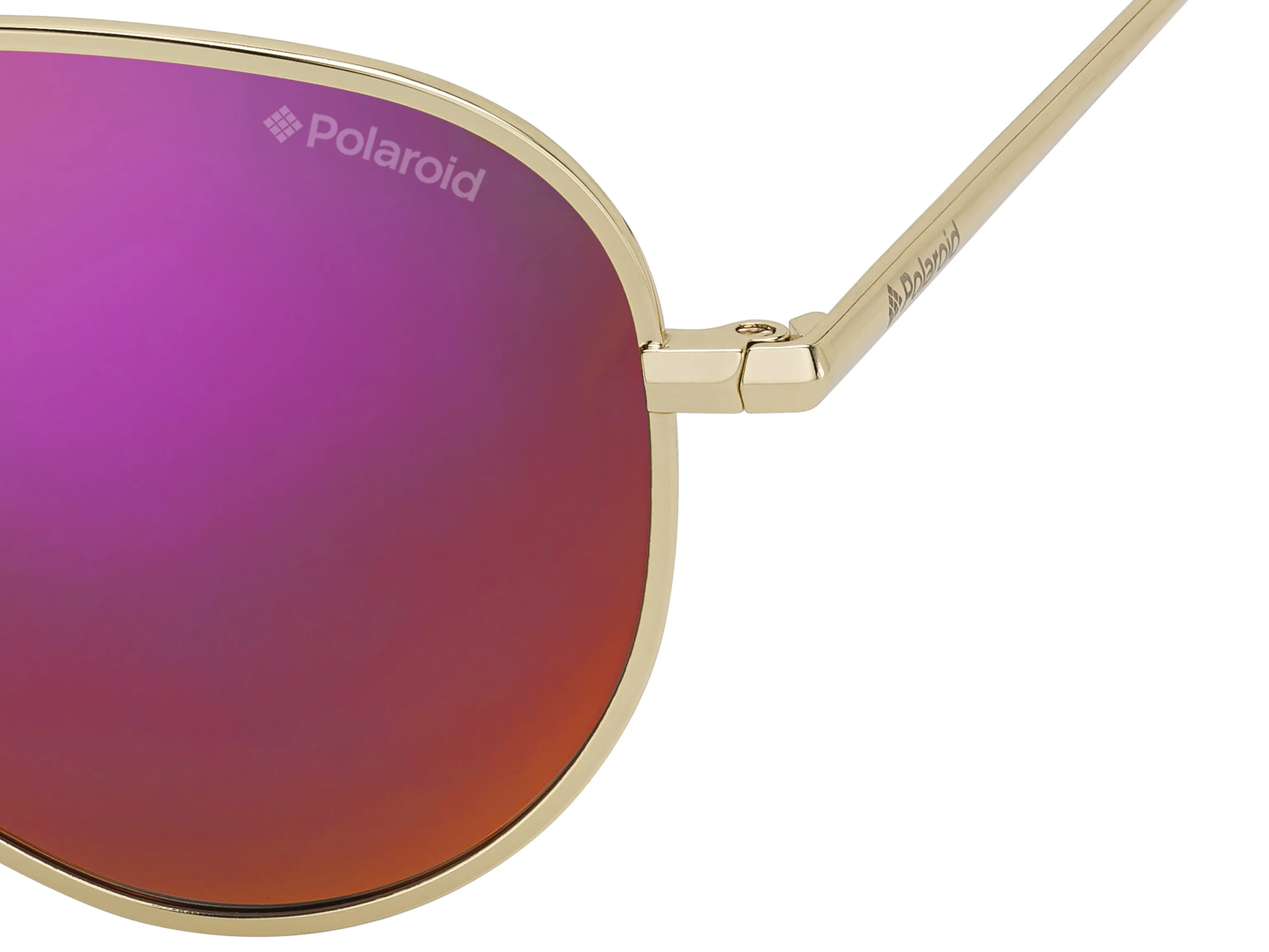 Polaroid PLD 8015/N J5G/AI Occhiali da sole bambino Metallo Oro Grigio Pilot Polarizzata Specchiato - immagine 3